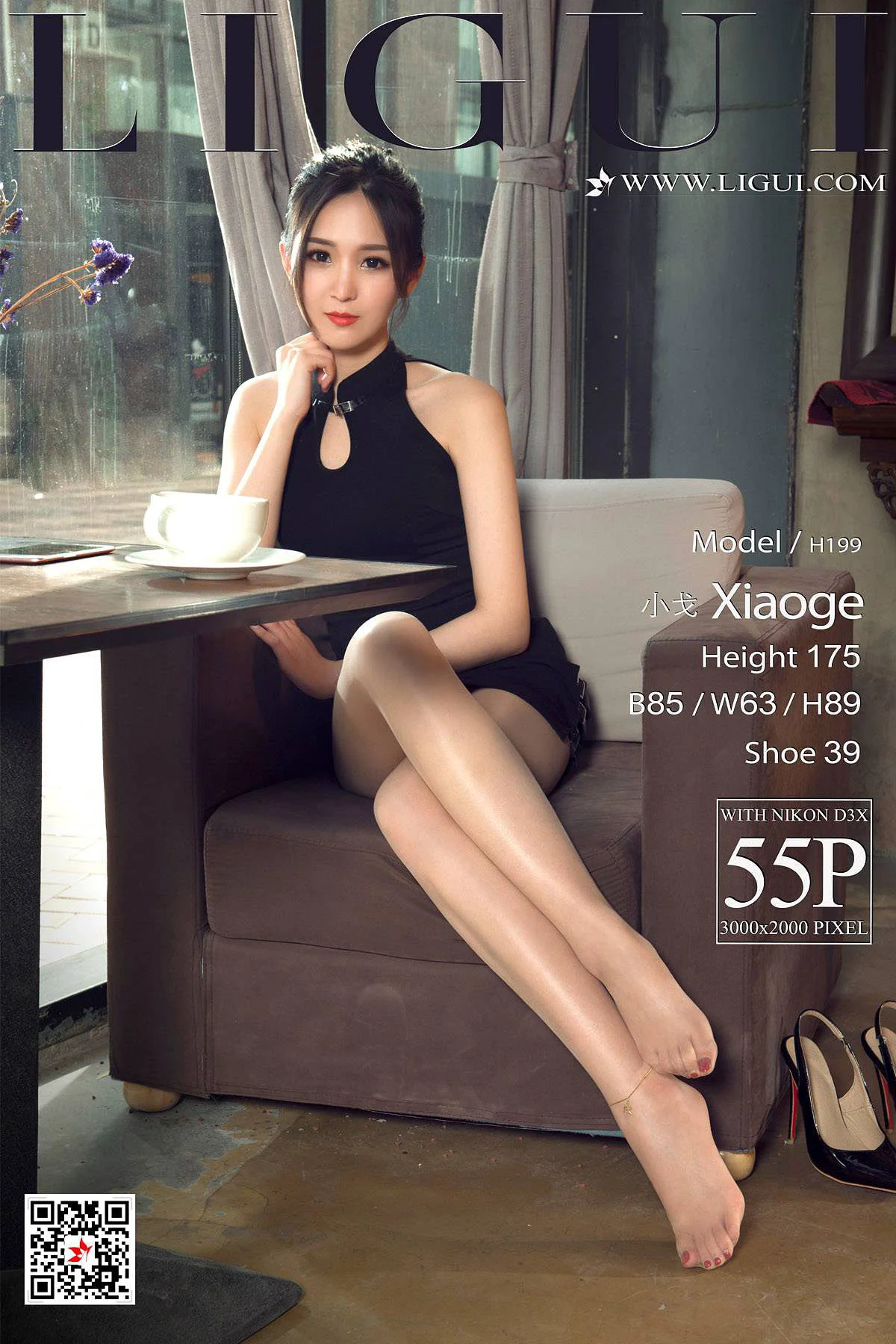 腿模小戈《优雅旗袍丝足》 [丽柜LIGUI] 美腿丝足 写真集 - 爱照片