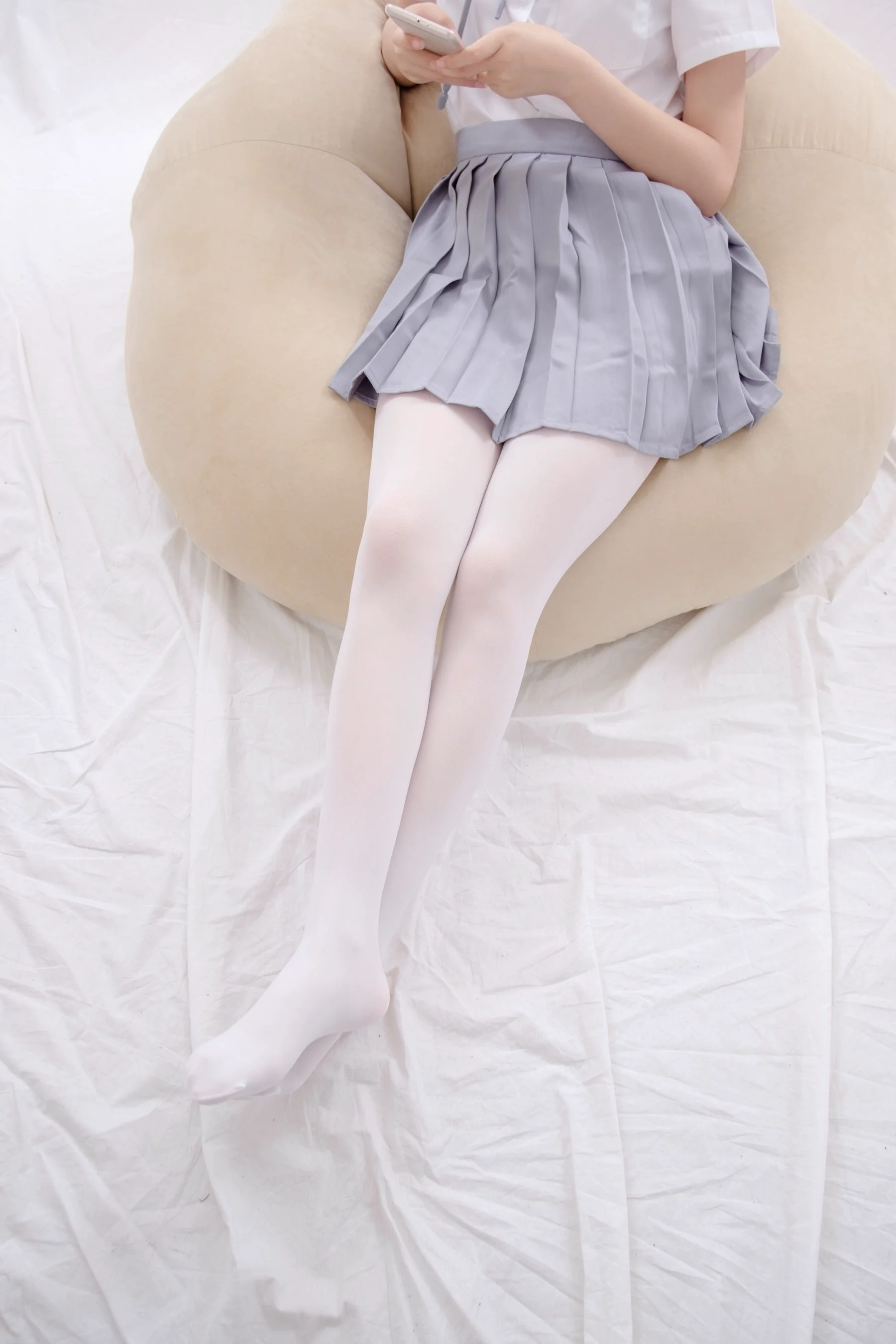 《白丝足控》 [森萝财团] R15-025 写真集 - 爱照片