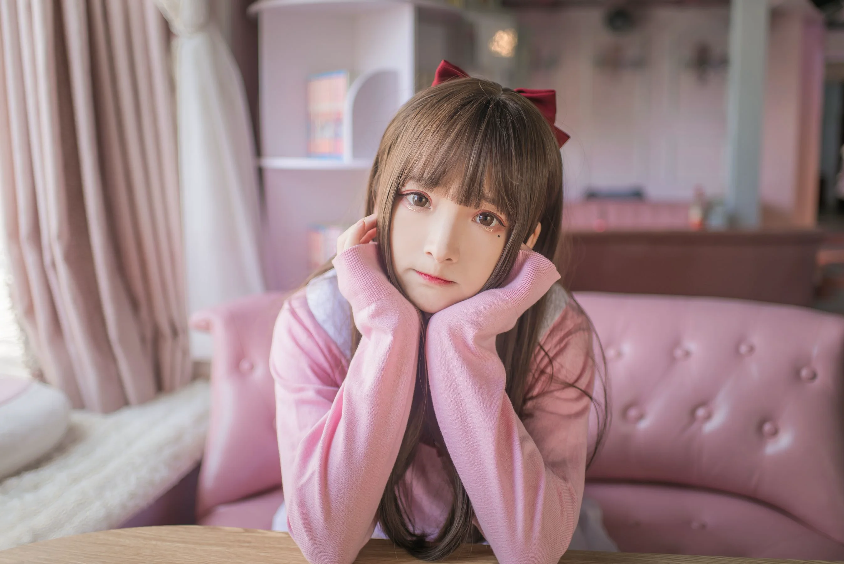 二次元美女古川kagura 《粉色JK》 写真集 - 爱照片