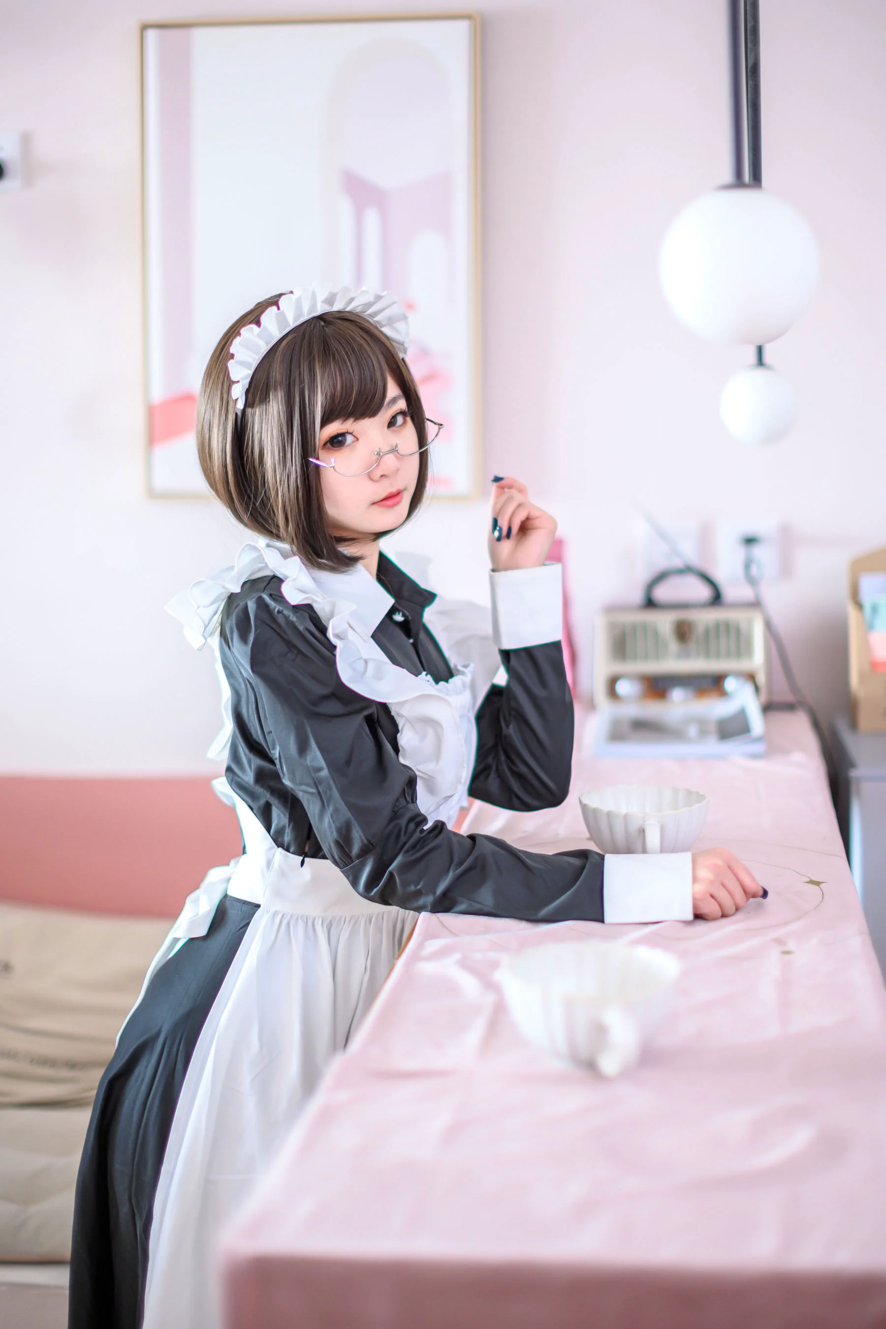 萌妹是青水 《女仆》 写真集 - 爱照片