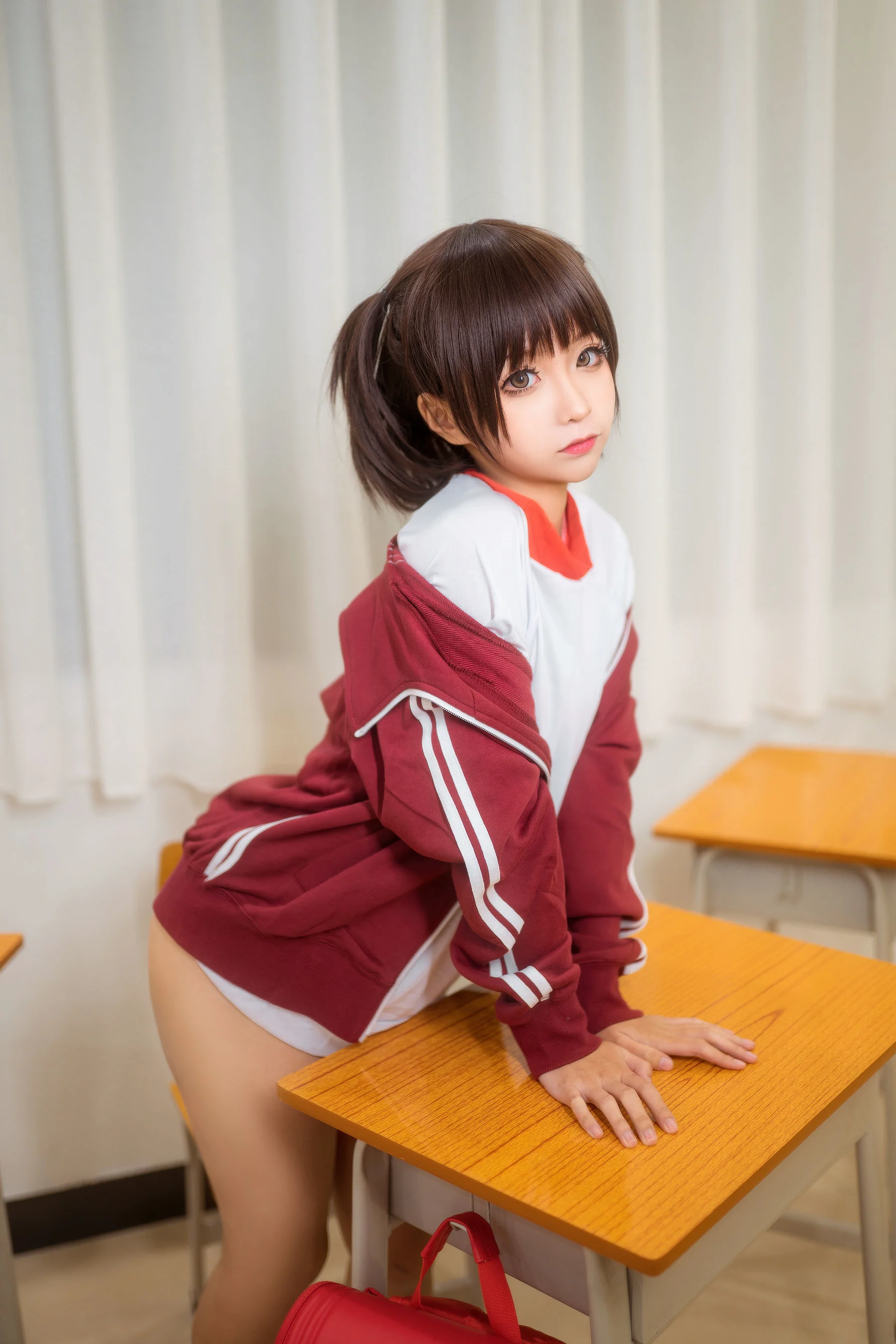 动漫博主蠢沫沫 《红体操服》 写真集 - 爱照片