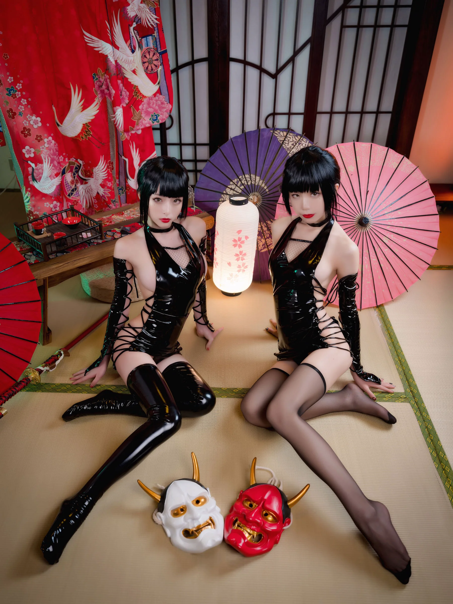 动漫博主水淼aqua&清水由乃 《忍者双人》 写真集 - 爱照片