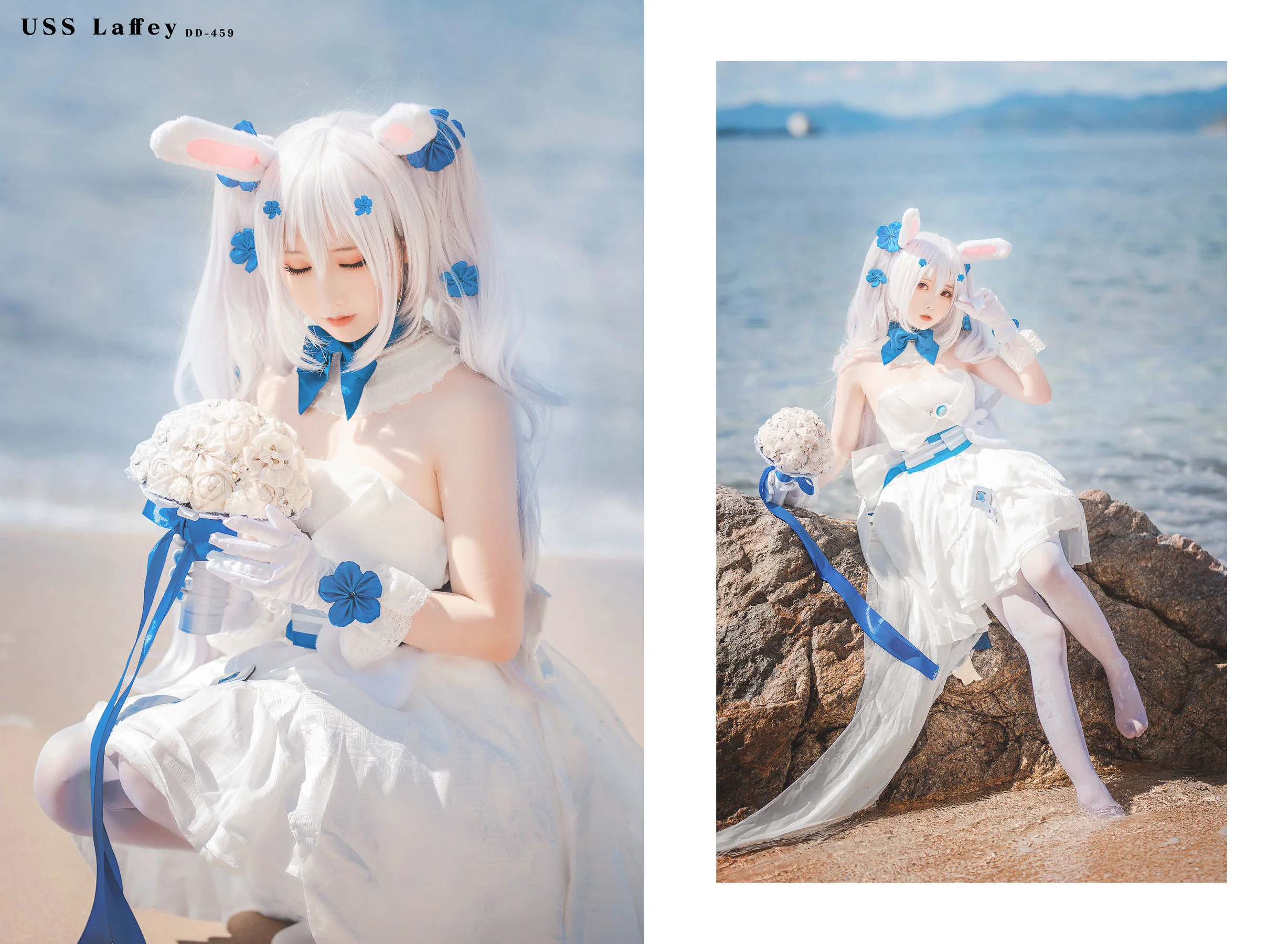 [网红COSER] 面饼仙儿 – 拉菲婚纱 写真集 - 爱照片