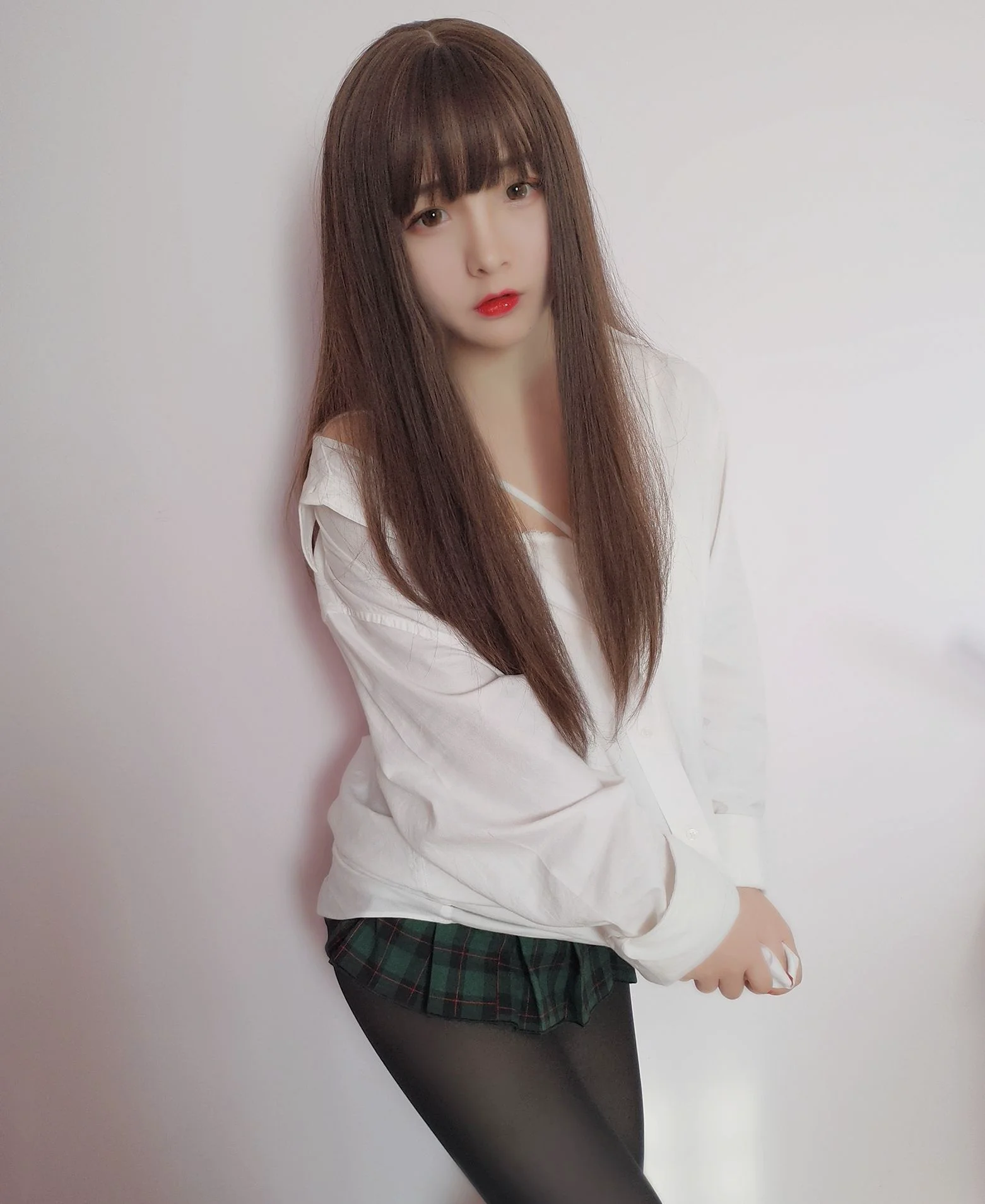 [Cosplay] 二次元美女古川kagura – 男友衬衫 - 爱照片