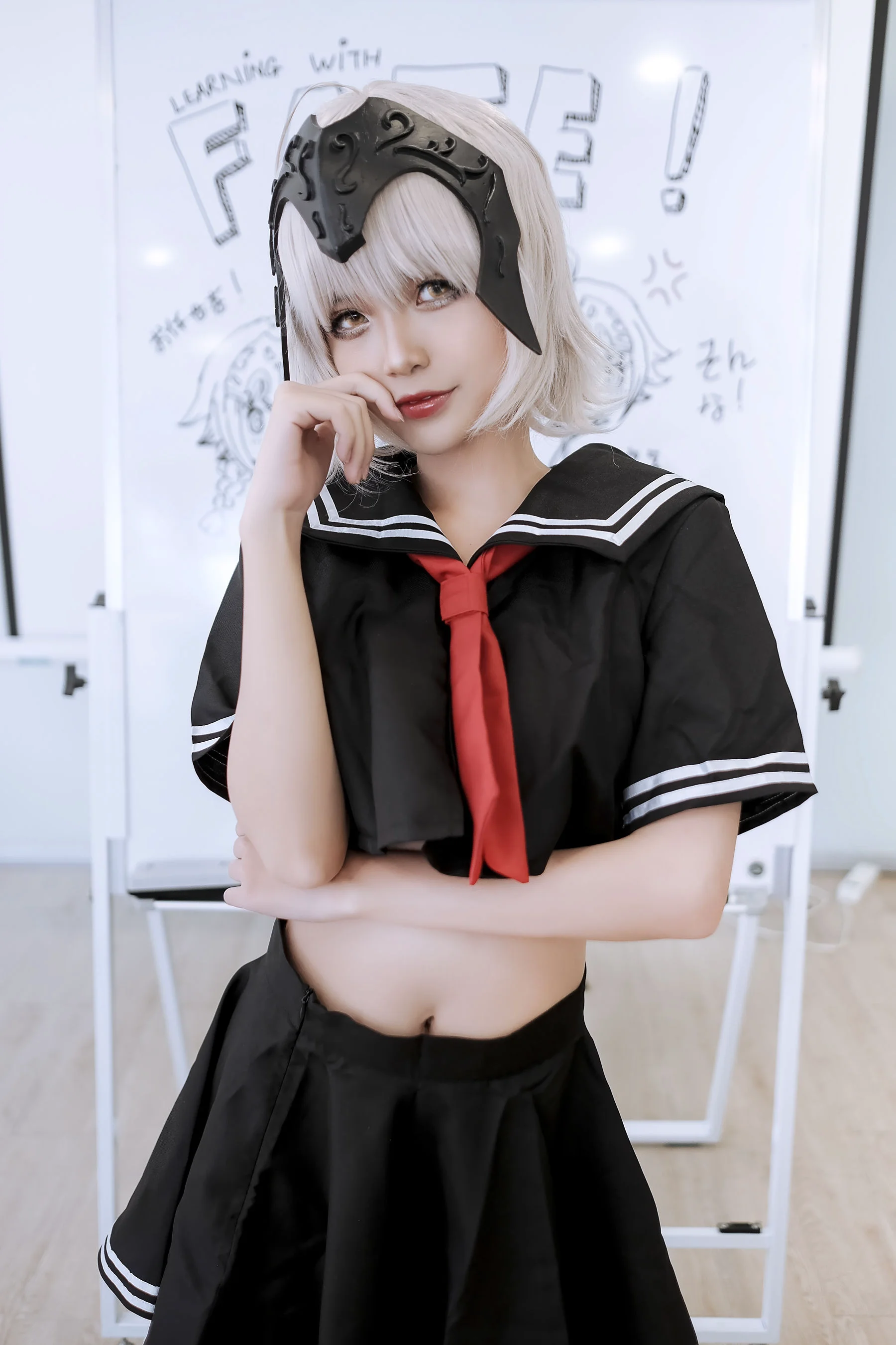 [Cosplay写真] Azami福利 – Jalter Seifuku - 爱照片
