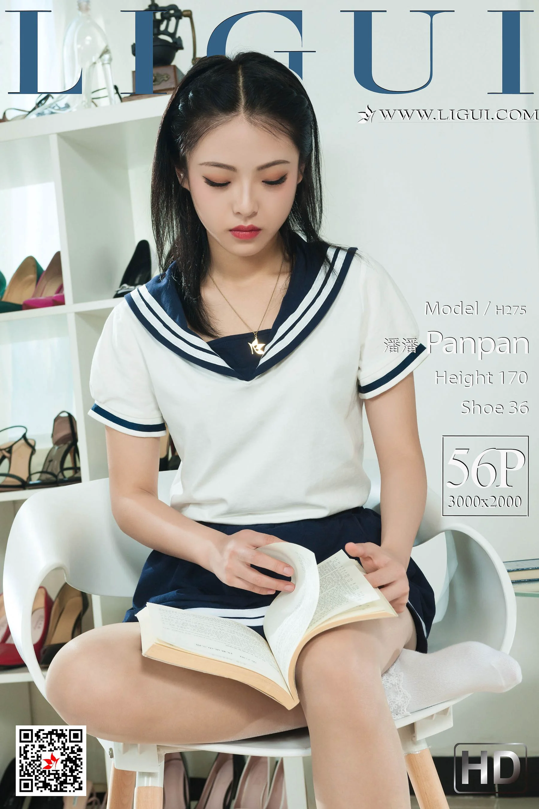 网络丽人 Model 潘潘 [丽柜Ligui] 写真集 - 爱照片