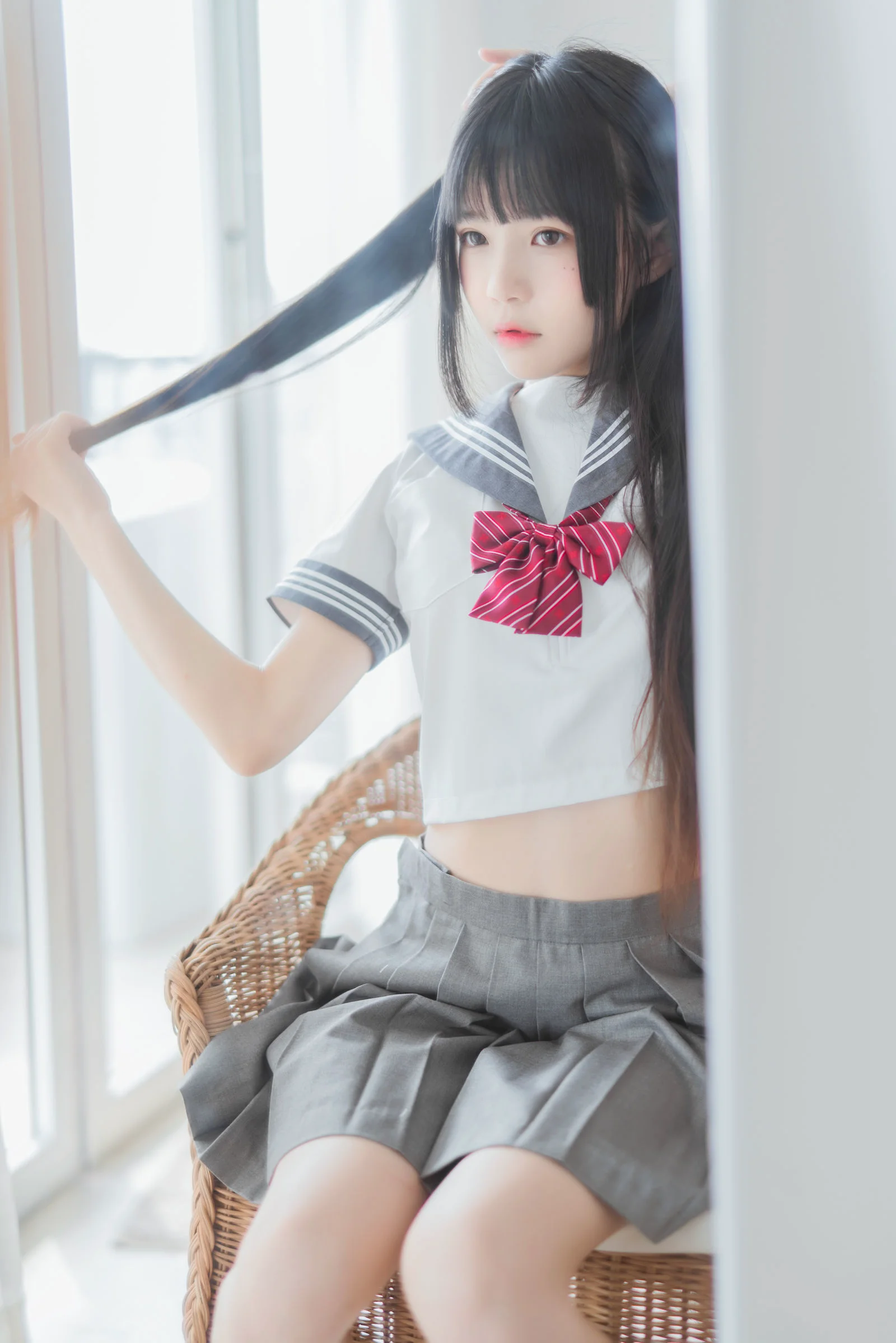 桜桃喵《心形胖次》 [萝莉COS] 写真集 - 爱照片