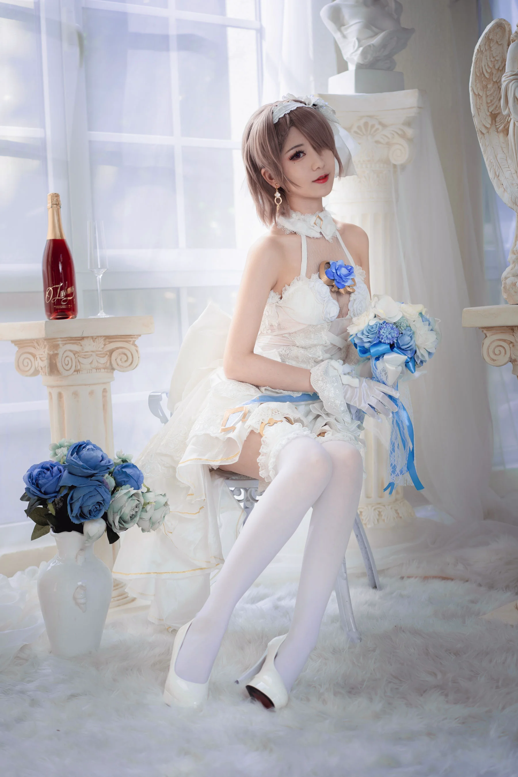 [COS福利] 弥音音ww – 丽塔 花嫁 - 爱照片