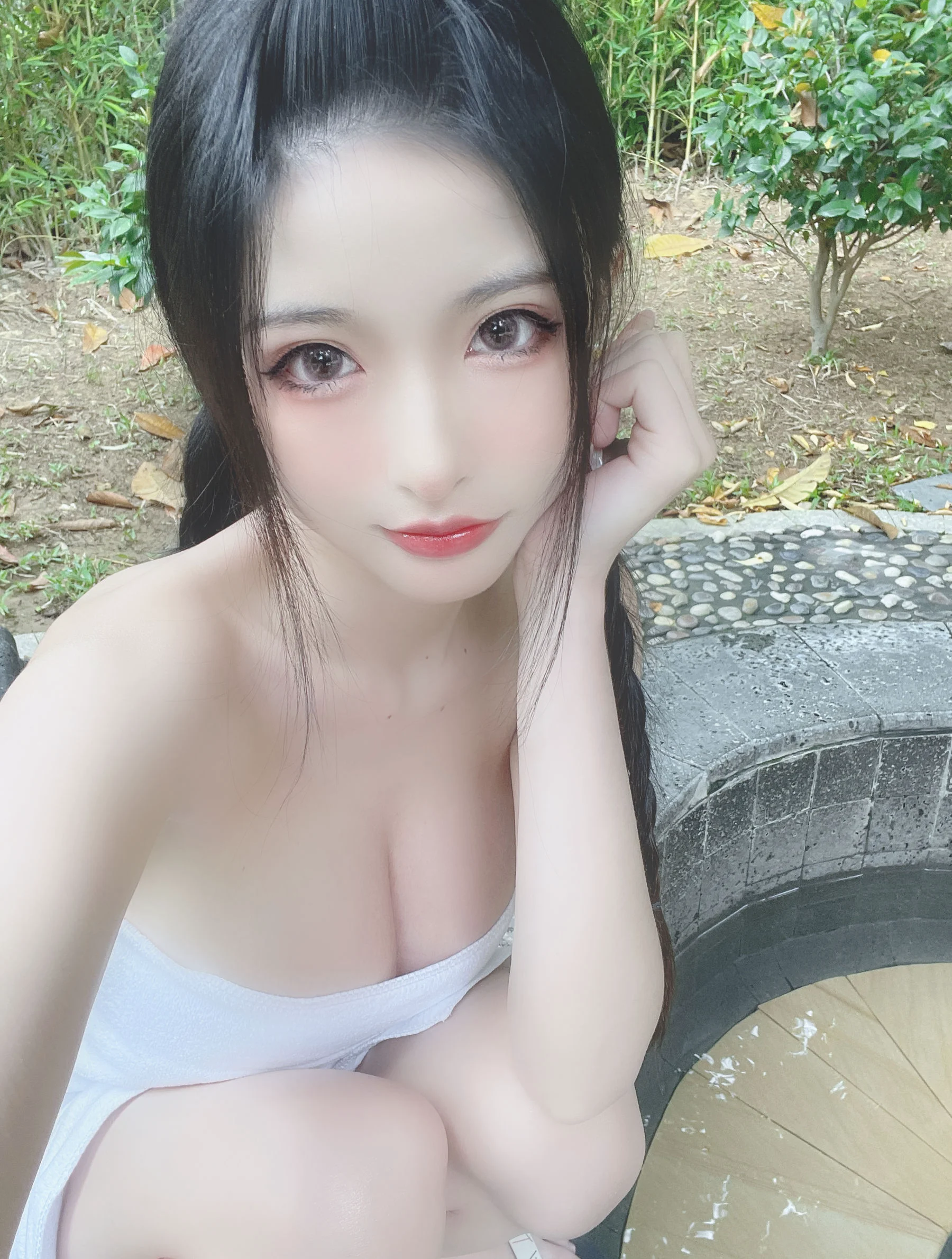 [COS福利] 尤物清水由乃 – 温泉浴巾 - 爱照片