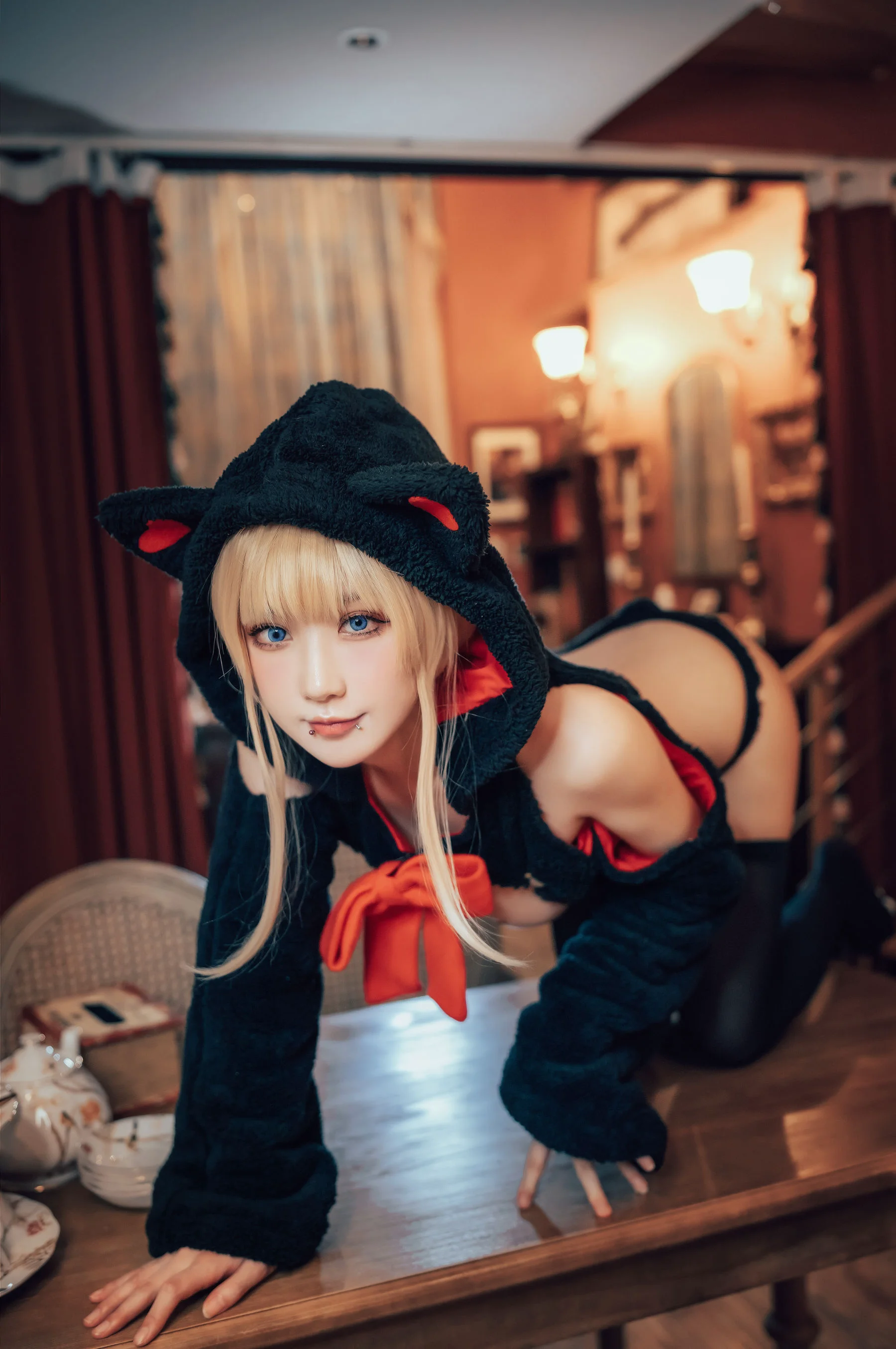 [网红COSER] 动漫博主阿包也是兔娘 – 小猫咪能有什么坏心眼呢 - 爱照片