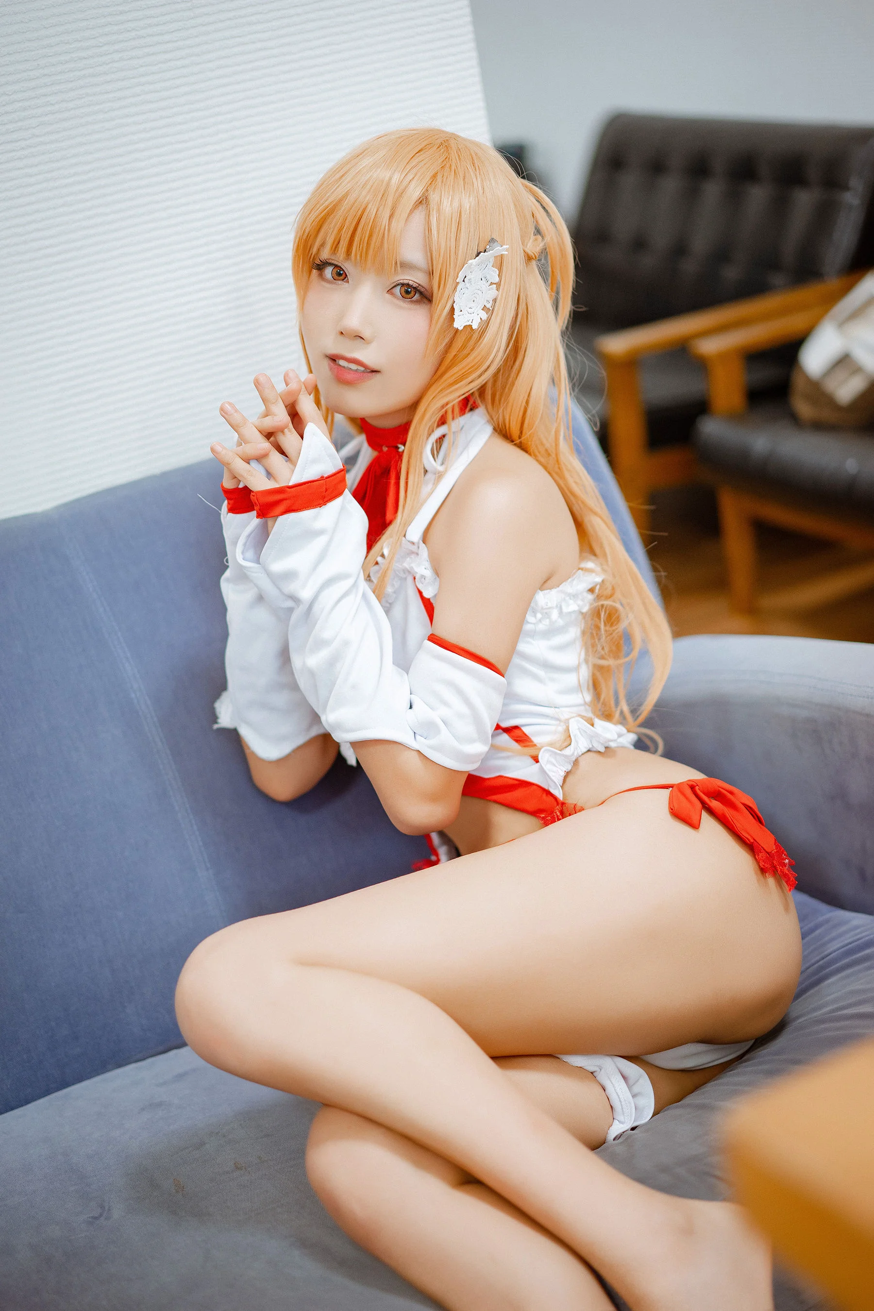 [Cosplay] 动漫博主切切celia – 亚丝娜内衣 - 爱照片