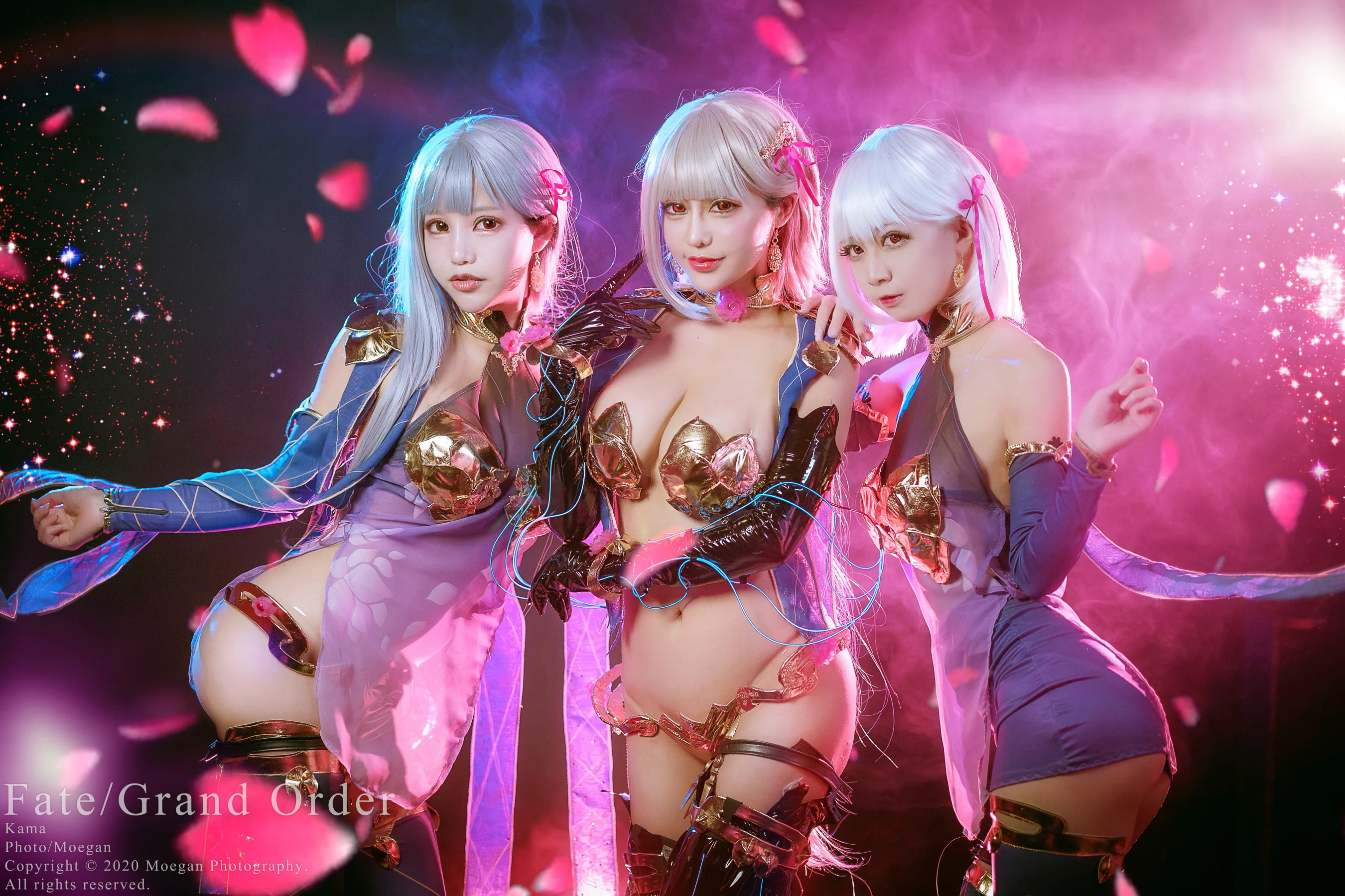 沖田凜花Rinka & HedY Cosplayer & Vickybaby – Kama (FateGrand Order) - 爱照片