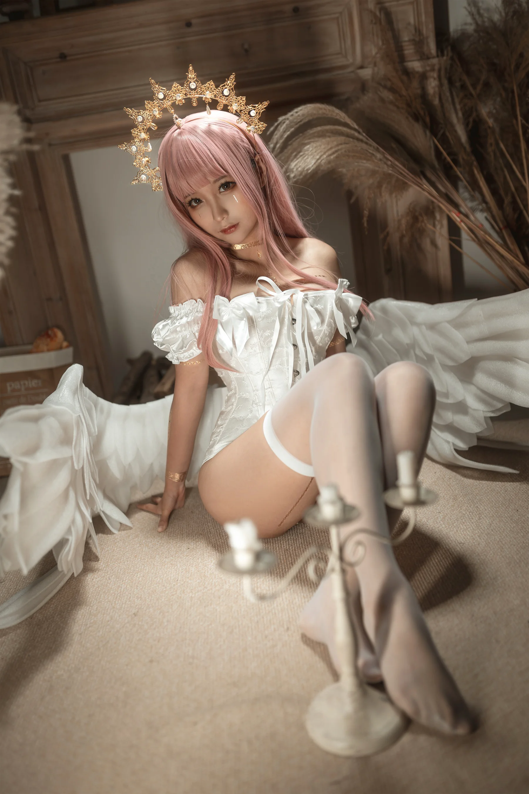 知名Coser@蠢沫沫 沫沫真爱版 圣天使 - 爱照片
