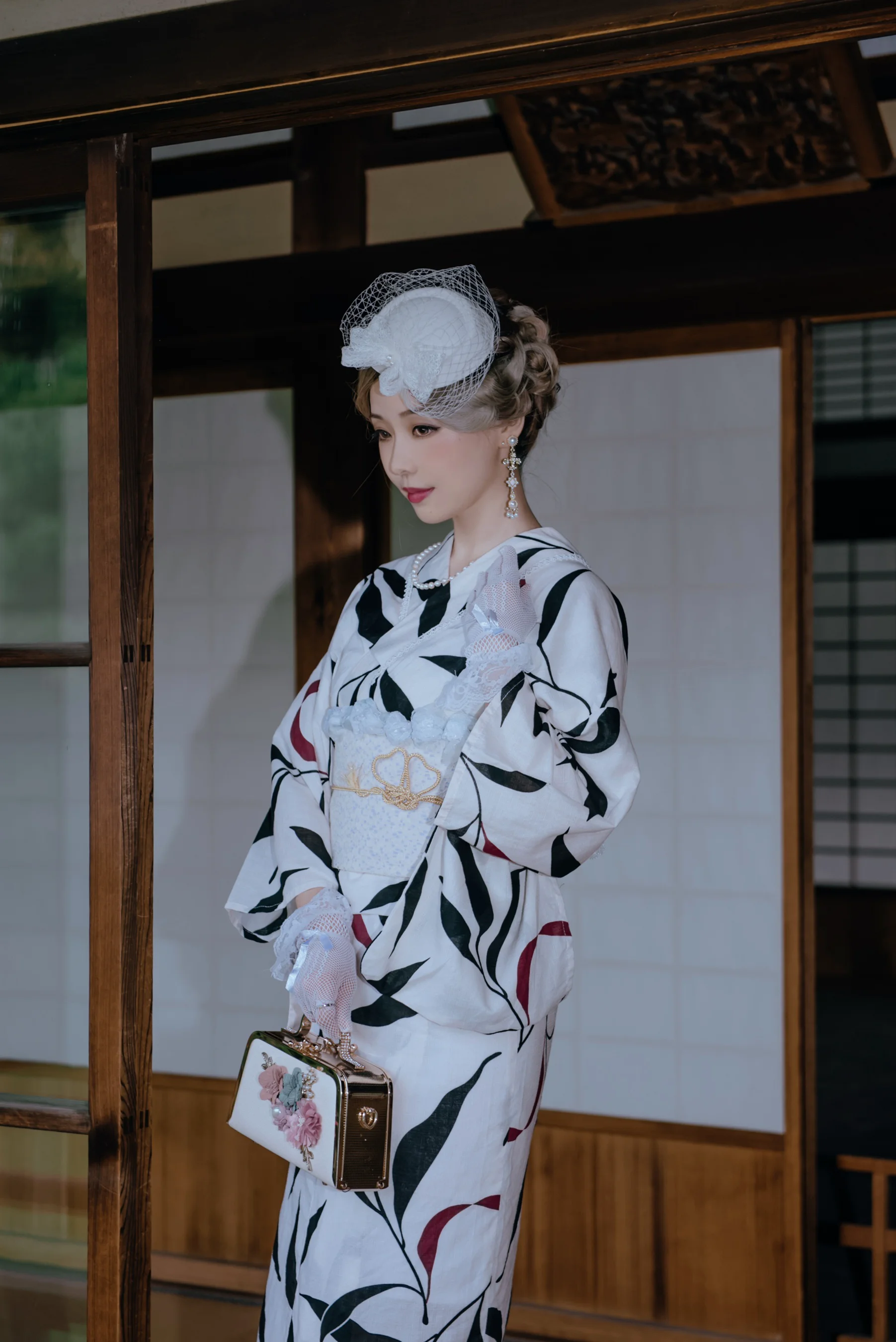 ElyEE子 – Retro Kimono - 爱照片