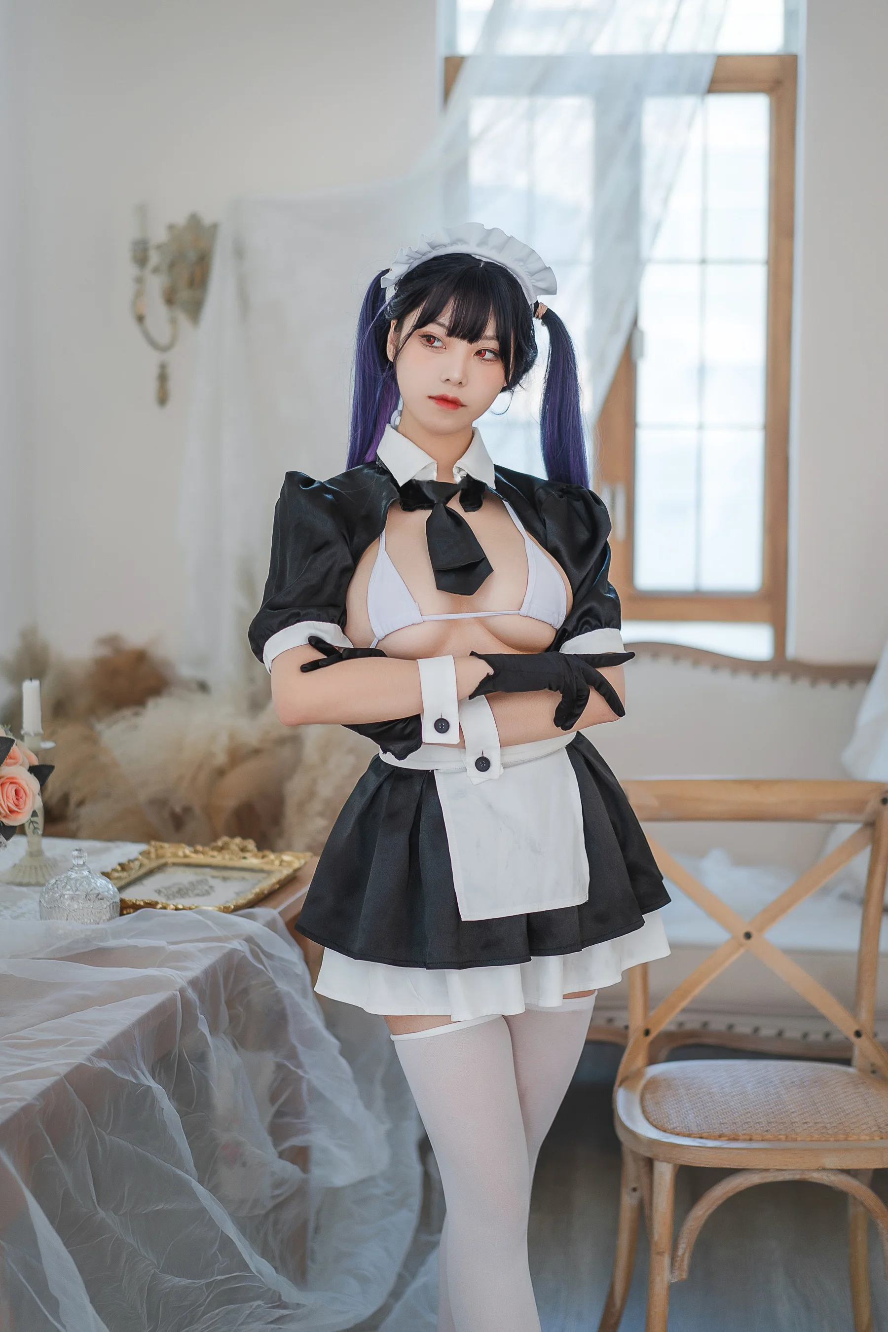 蜜汁猫裘 – 工作女仆 - 爱照片