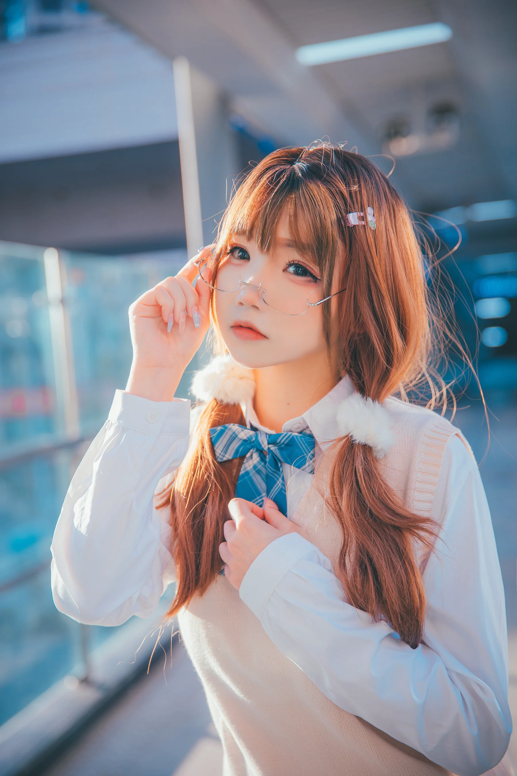 雪琪SAMA – JK夕阳 - 爱照片