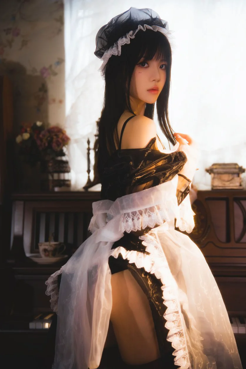 桜桃喵 – 2023年12月 透明女仆 - 爱照片