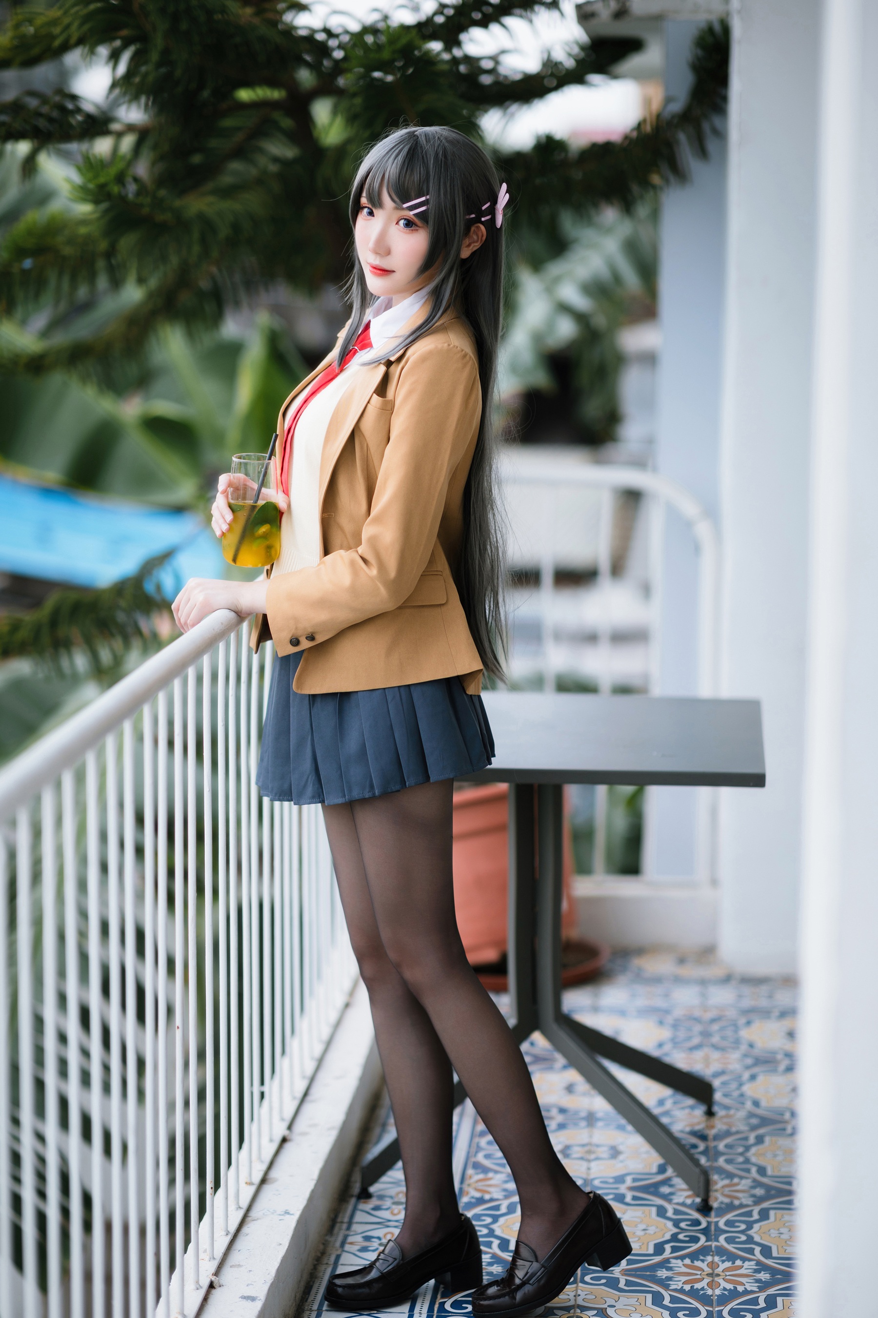 瓜希酱 – 樱岛麻衣 校服 - 爱照片