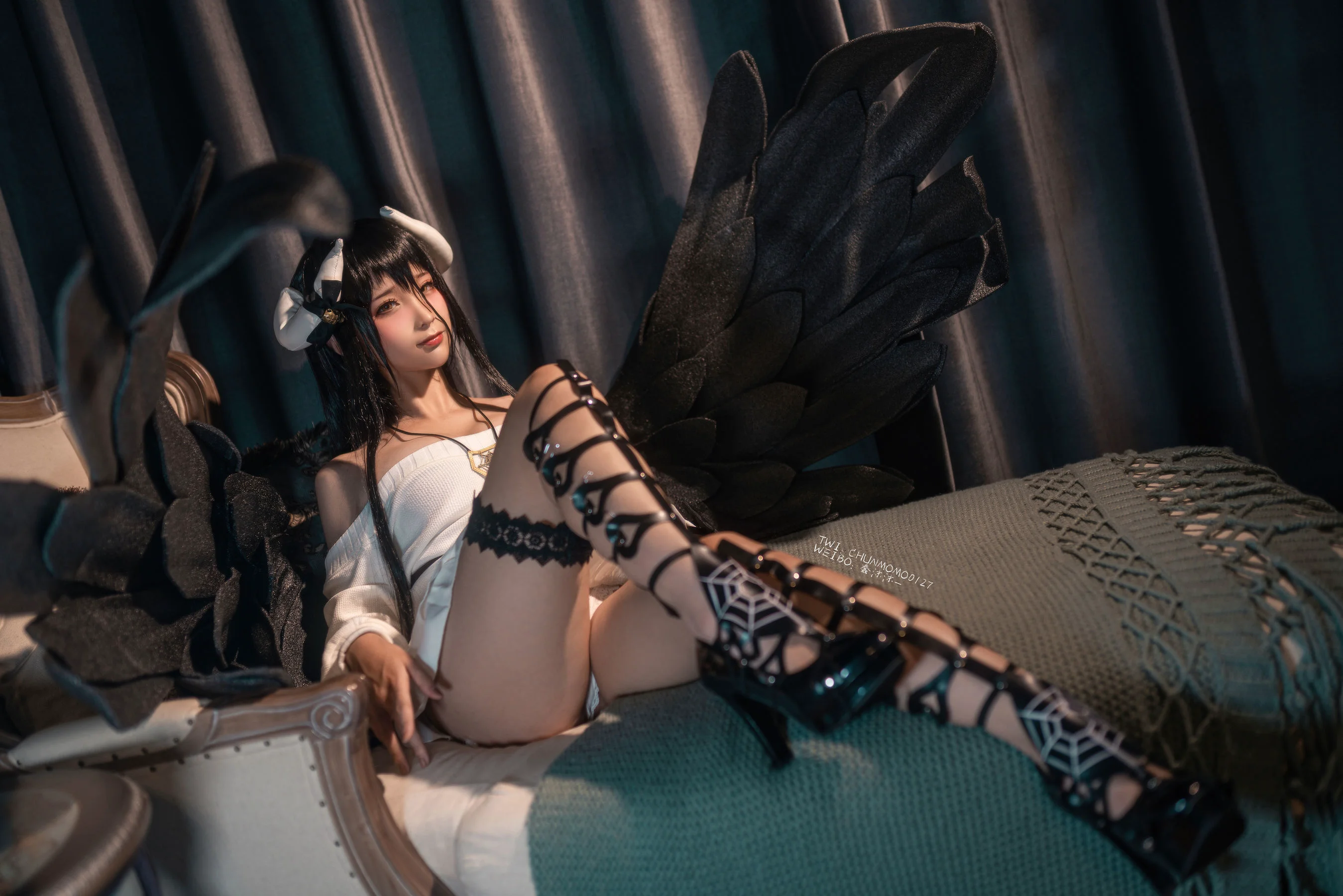 [网红COSER] 蠢沫沫 – 雅儿贝德毛衣 写真集 - 爱照片