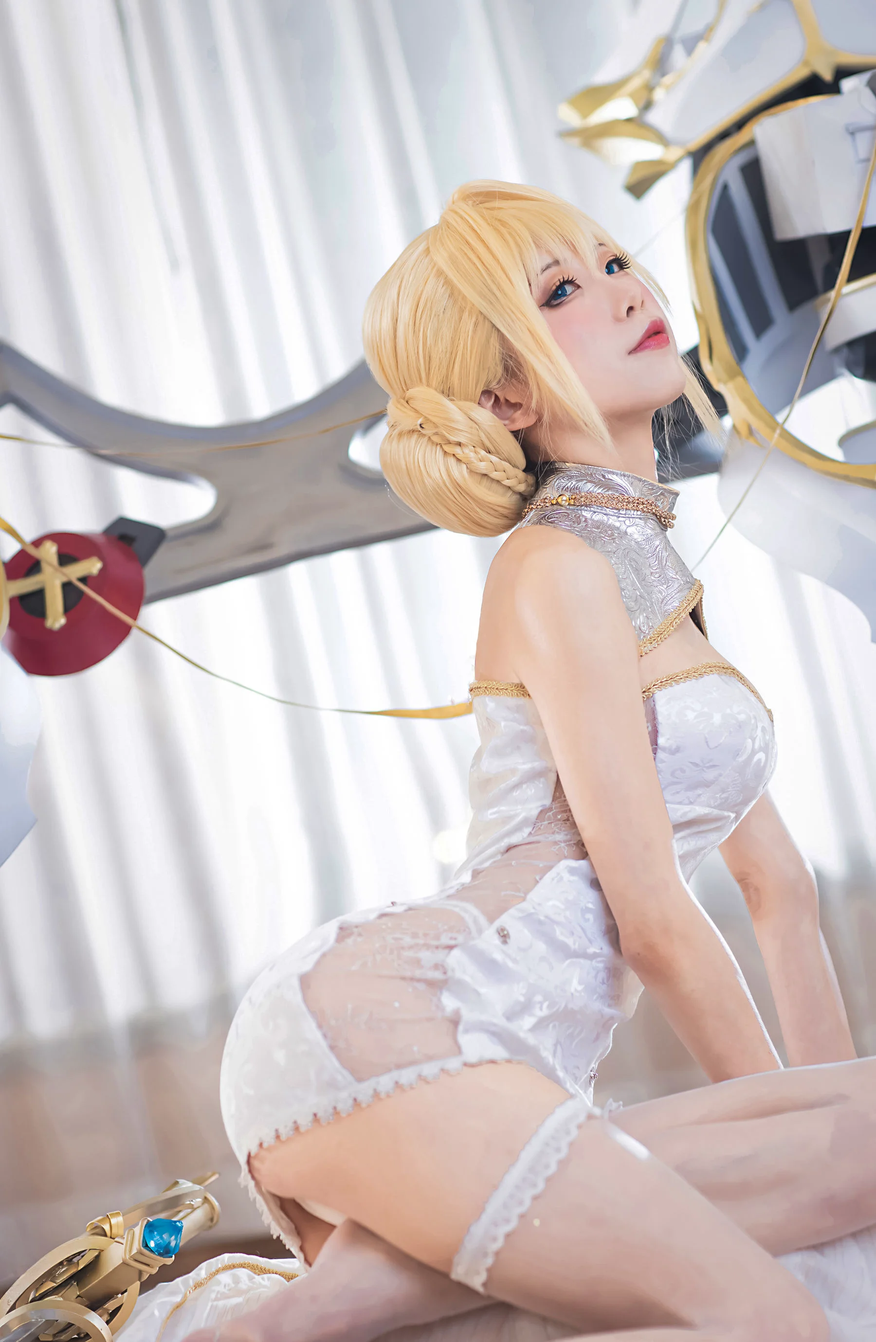 [网红COSER] 水淼aqua – 圣女贞德 写真集 - 爱照片