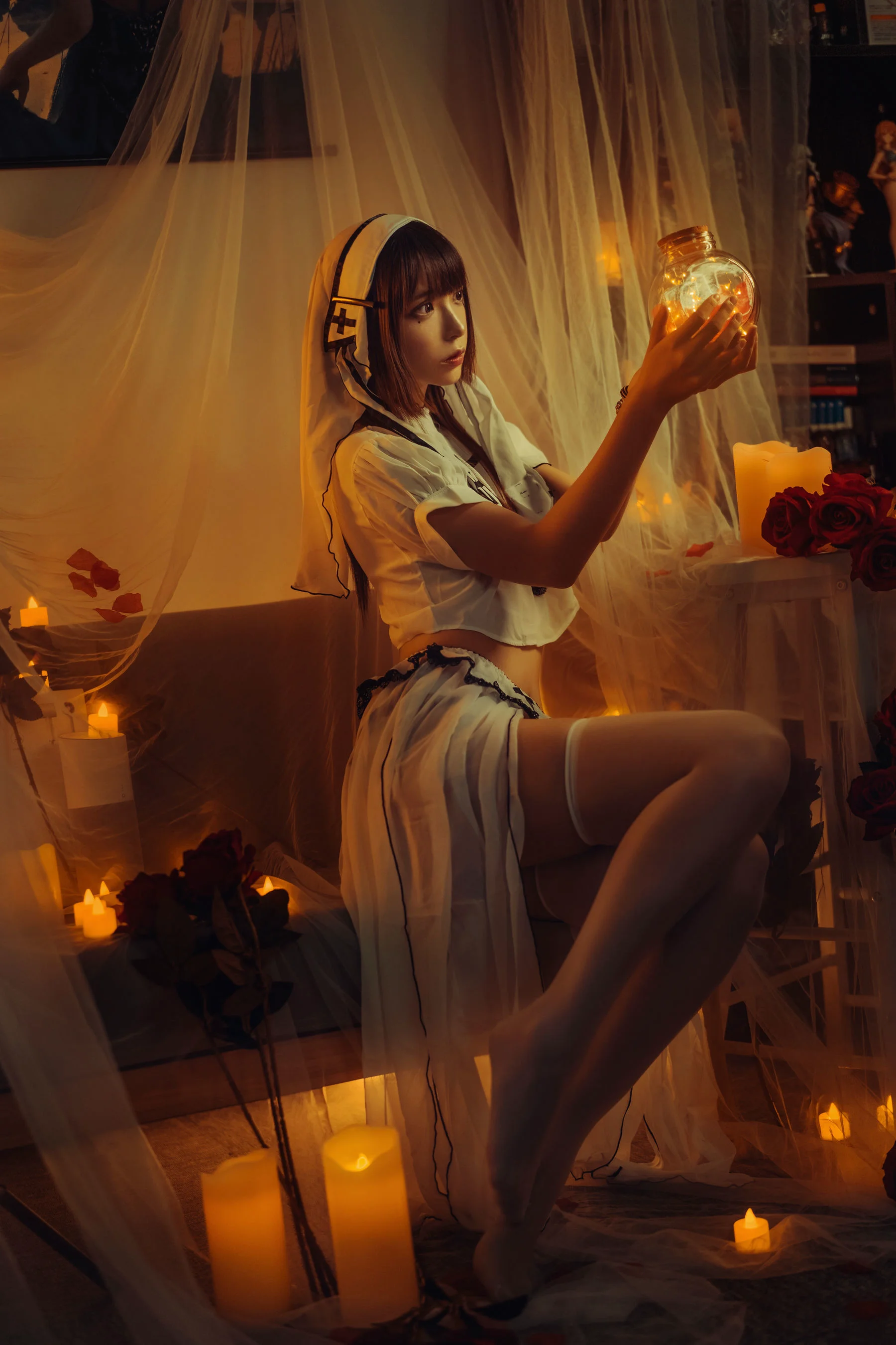 疯猫ss 《黄昏修女》 写真集 - 爱照片