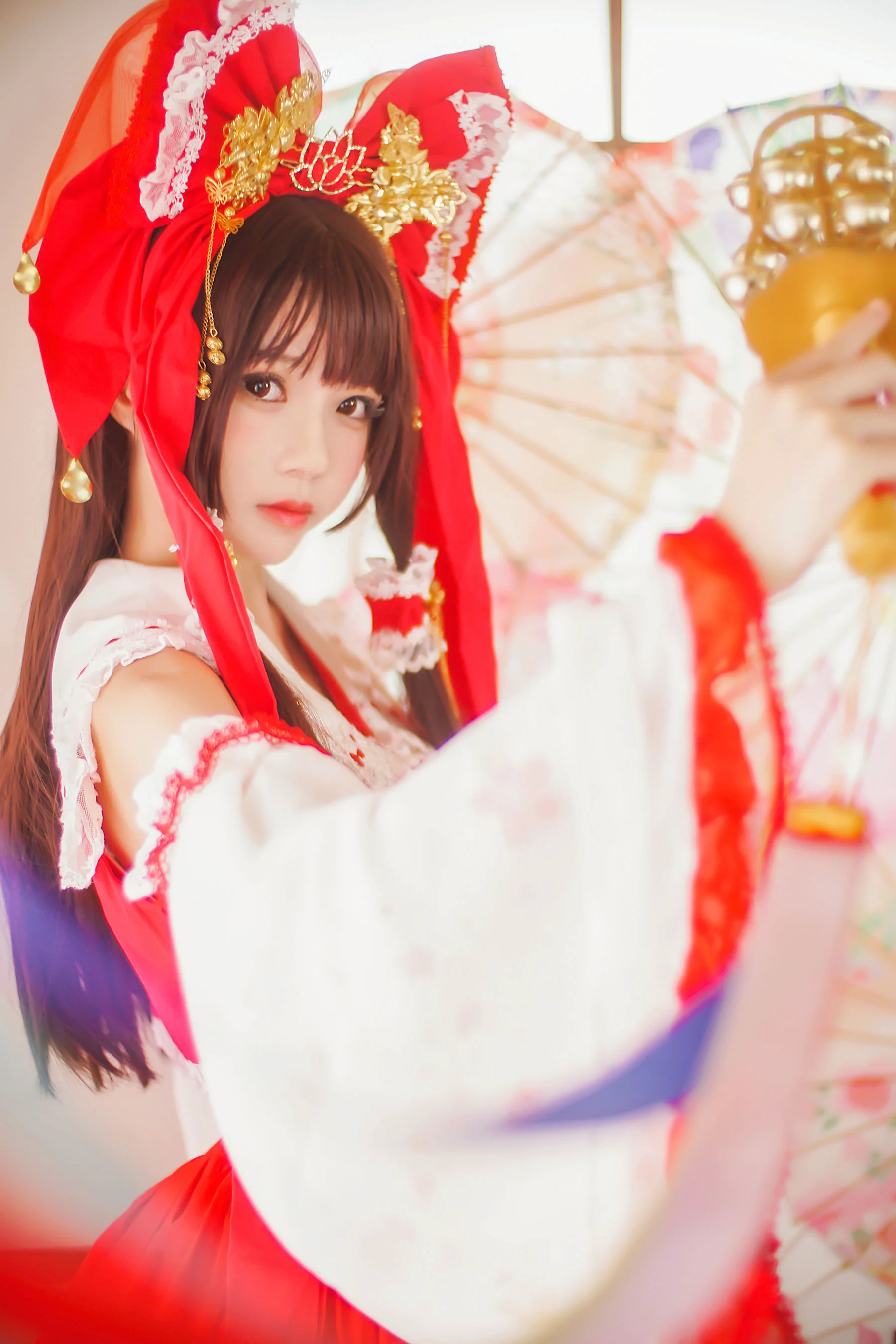 桜桃喵《灵梦 新年快乐》 [萝莉COS] 写真集 - 爱照片