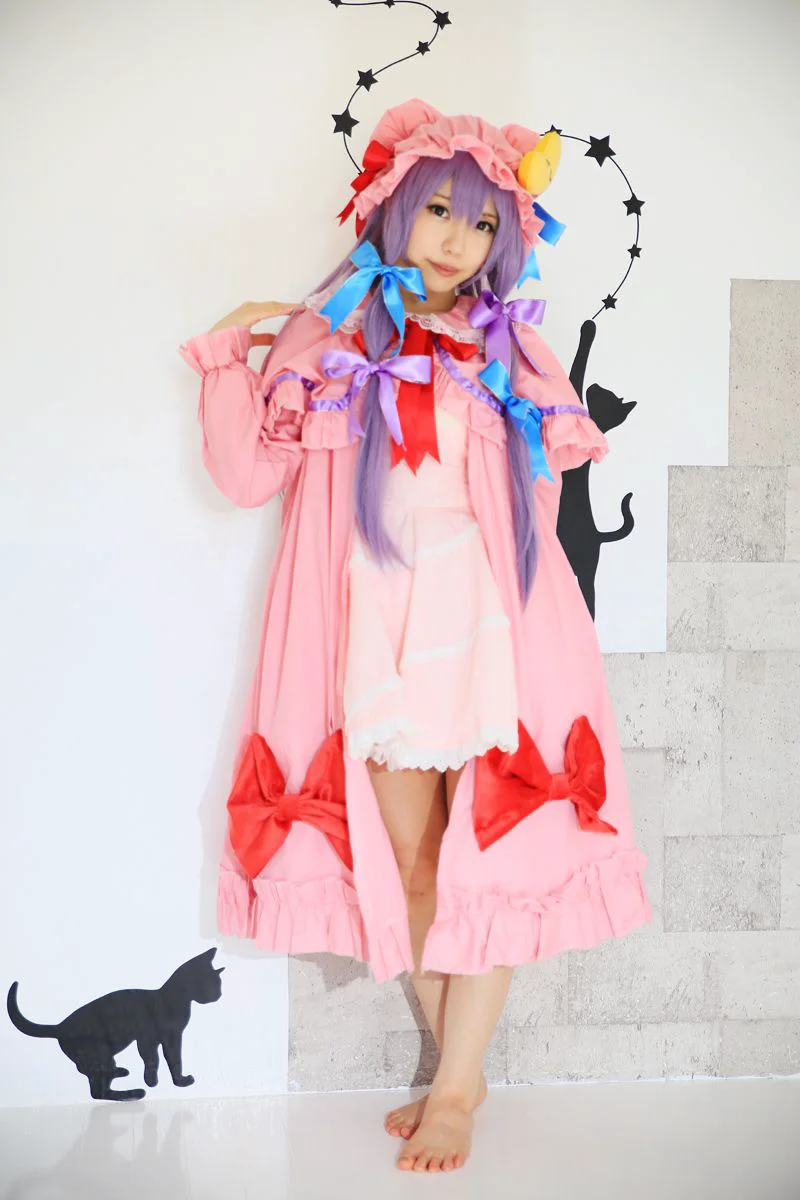 早乙女らぶ (目々泽めぐ) 《東方Project》パチュリー·ノーレッジ  写真集 - 爱照片