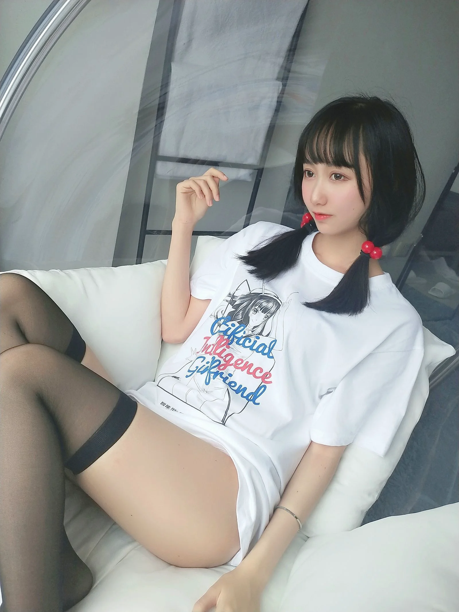 木绵绵OwO《智能型彼女T恤》 [萝莉COS] 写真集 - 爱照片