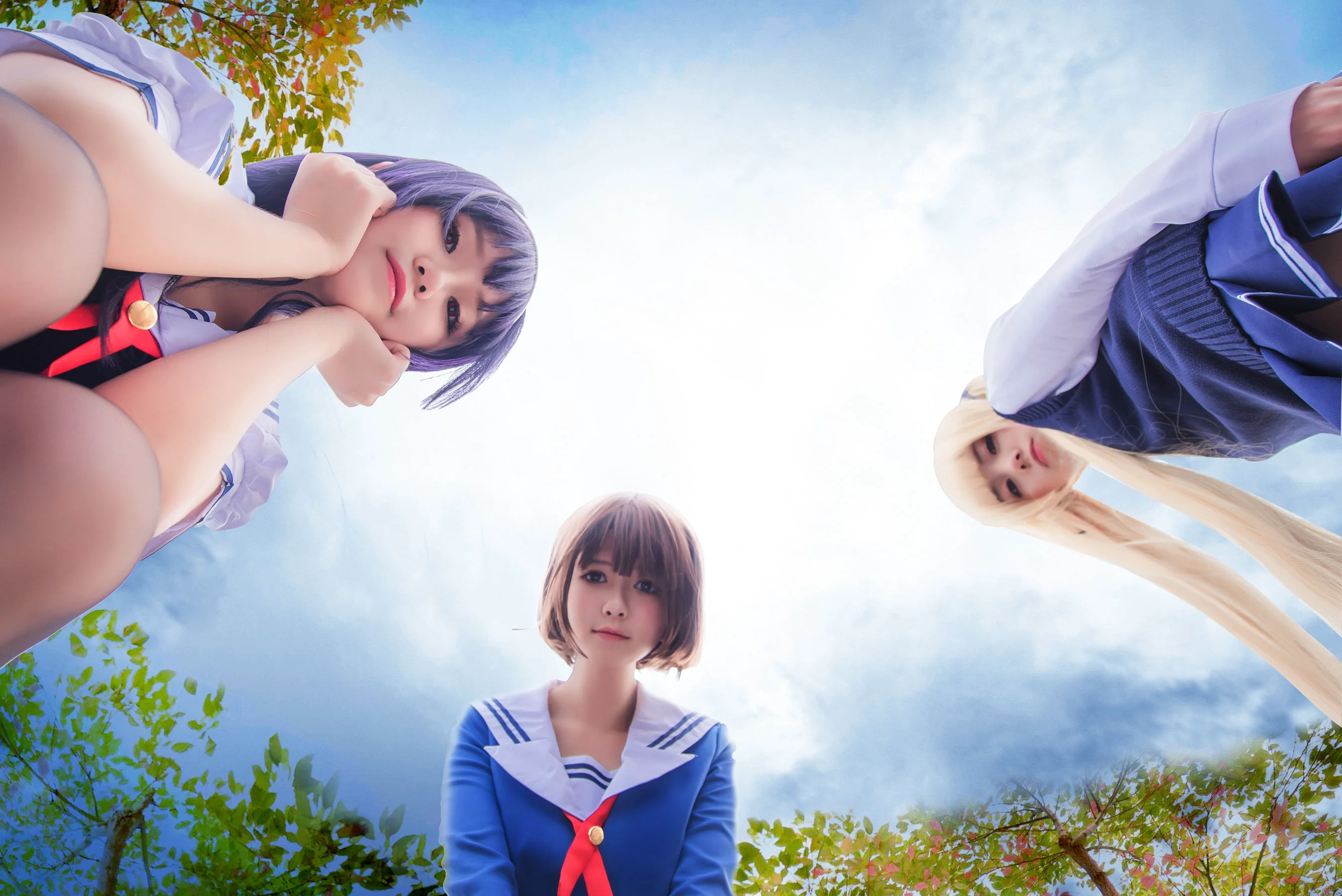 白金Saki 《校服》 [萝莉COS] 写真集 - 爱照片