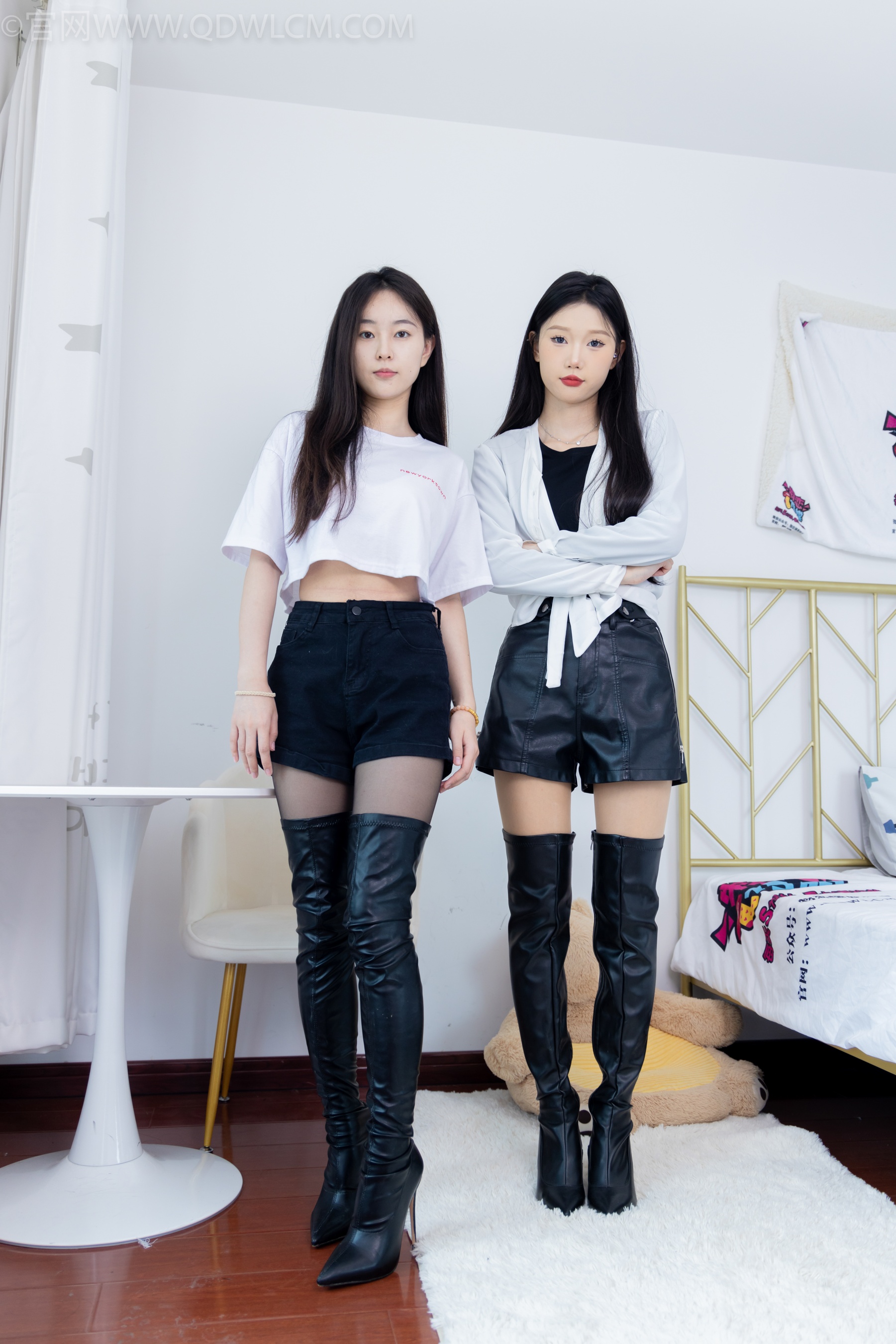 物恋传媒 NO.1616 小竹&美兔-双声花 - 爱照片