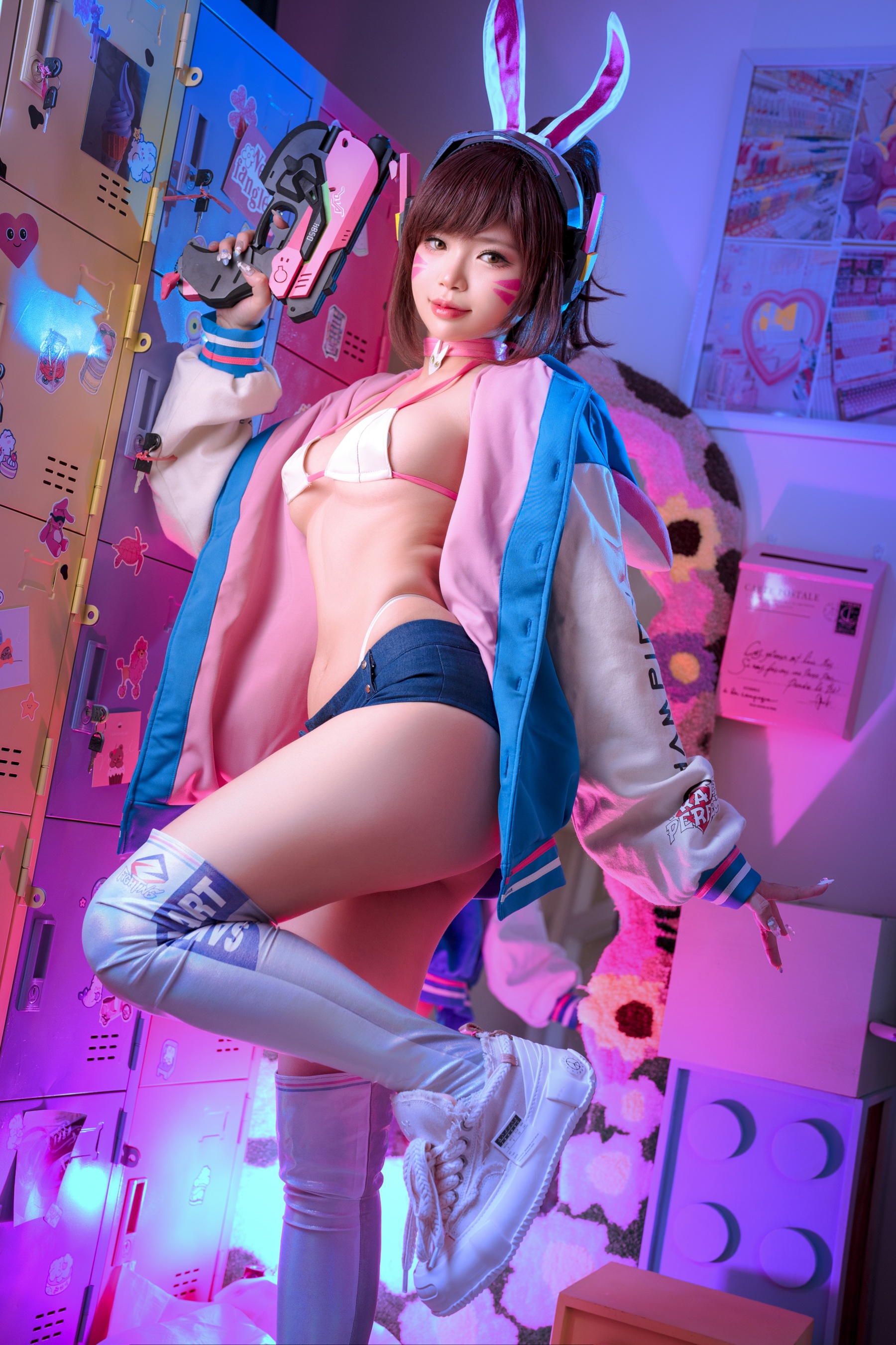 ZinieQ – D.Va Sakimichan Art - 爱照片