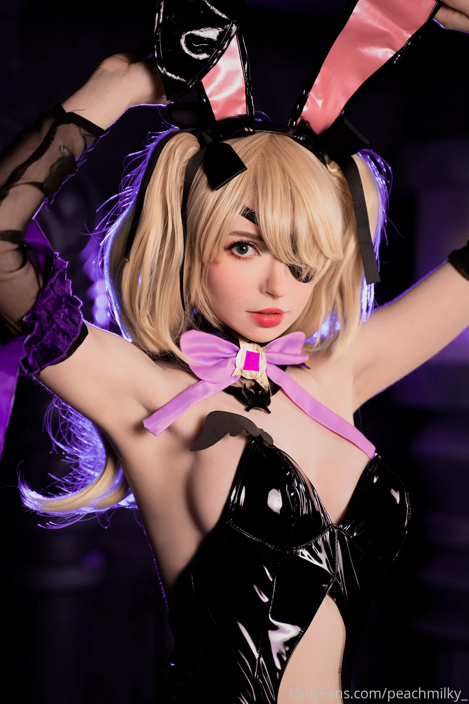 [福利COS] Peach milky – Fischl Playboy Bunny Genshin Impact - 爱照片