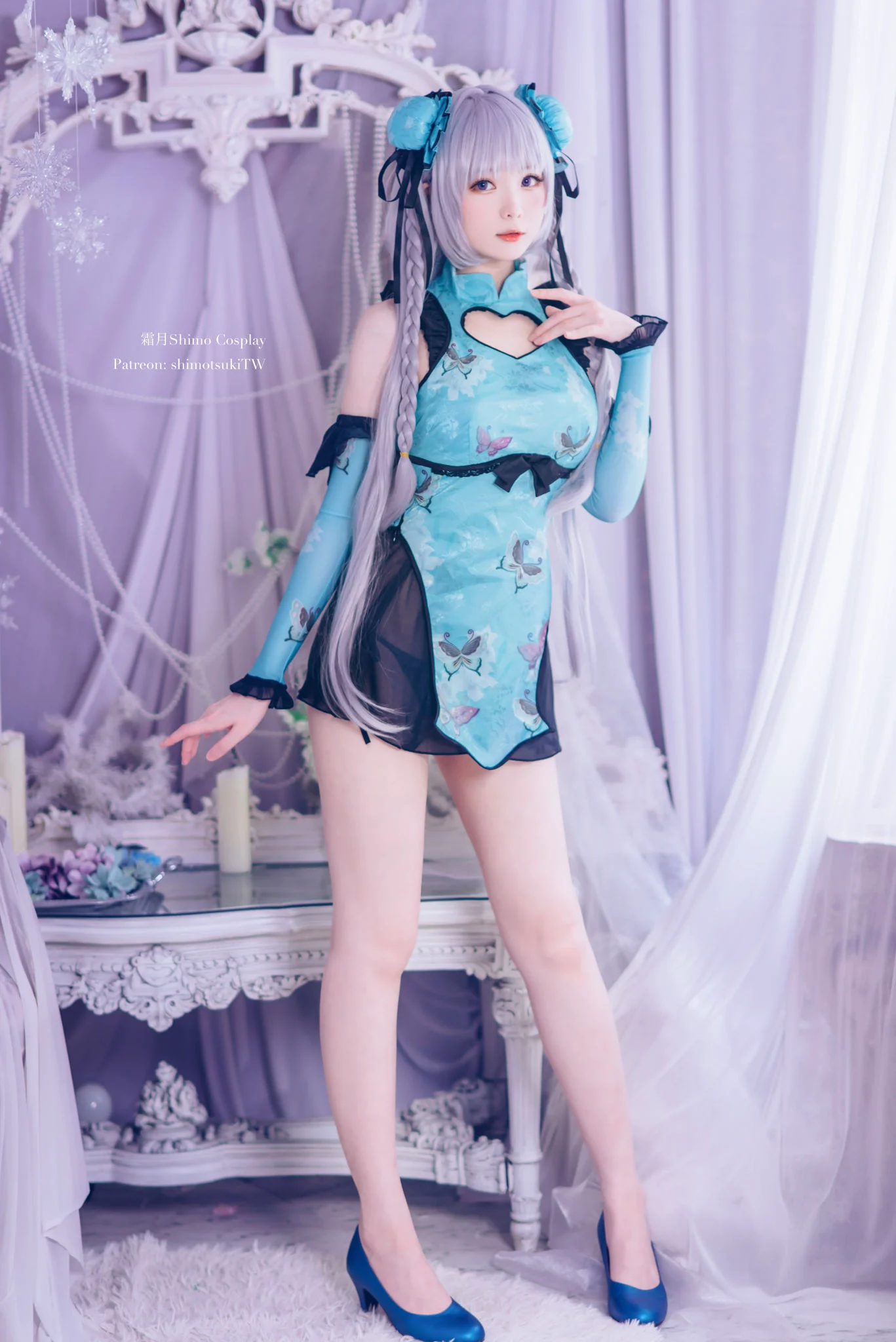 [网红COSER写真] 微博妹纸霜月shimo – 艳娘幻梦谭 黛玉 套图 - 爱照片