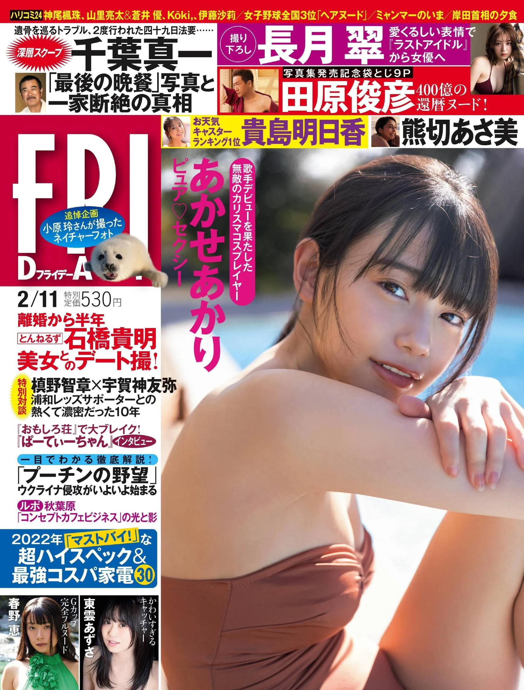 あかせあかり 長月翠 貴島明日香 春野恵 東雲あずさ 熊切あさ美 リ・シンジョ [FRIDAY(フライデー)] 2022年2月11日 - 爱照片