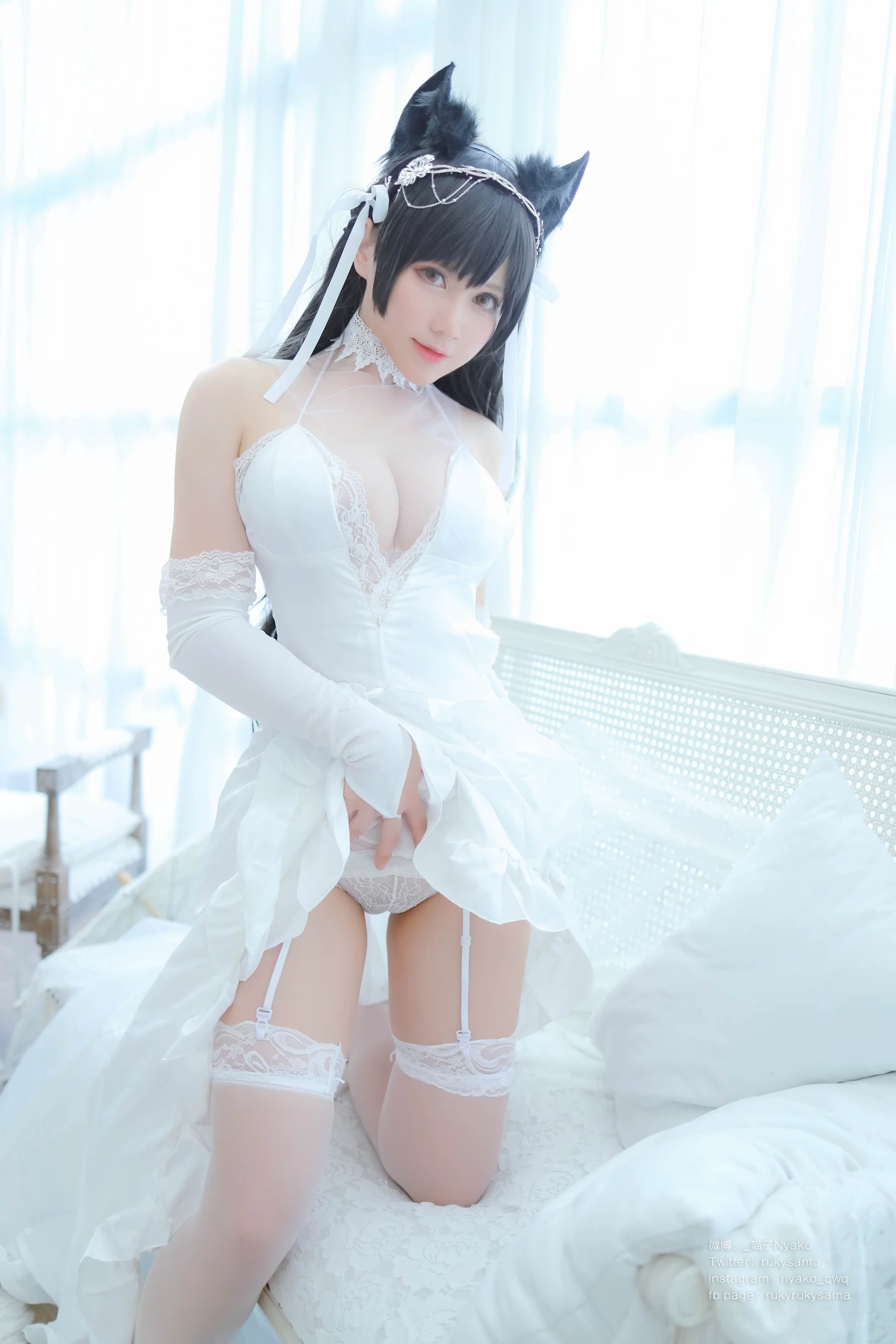 Nyako喵子 – 爱宕婚纱 - 爱照片