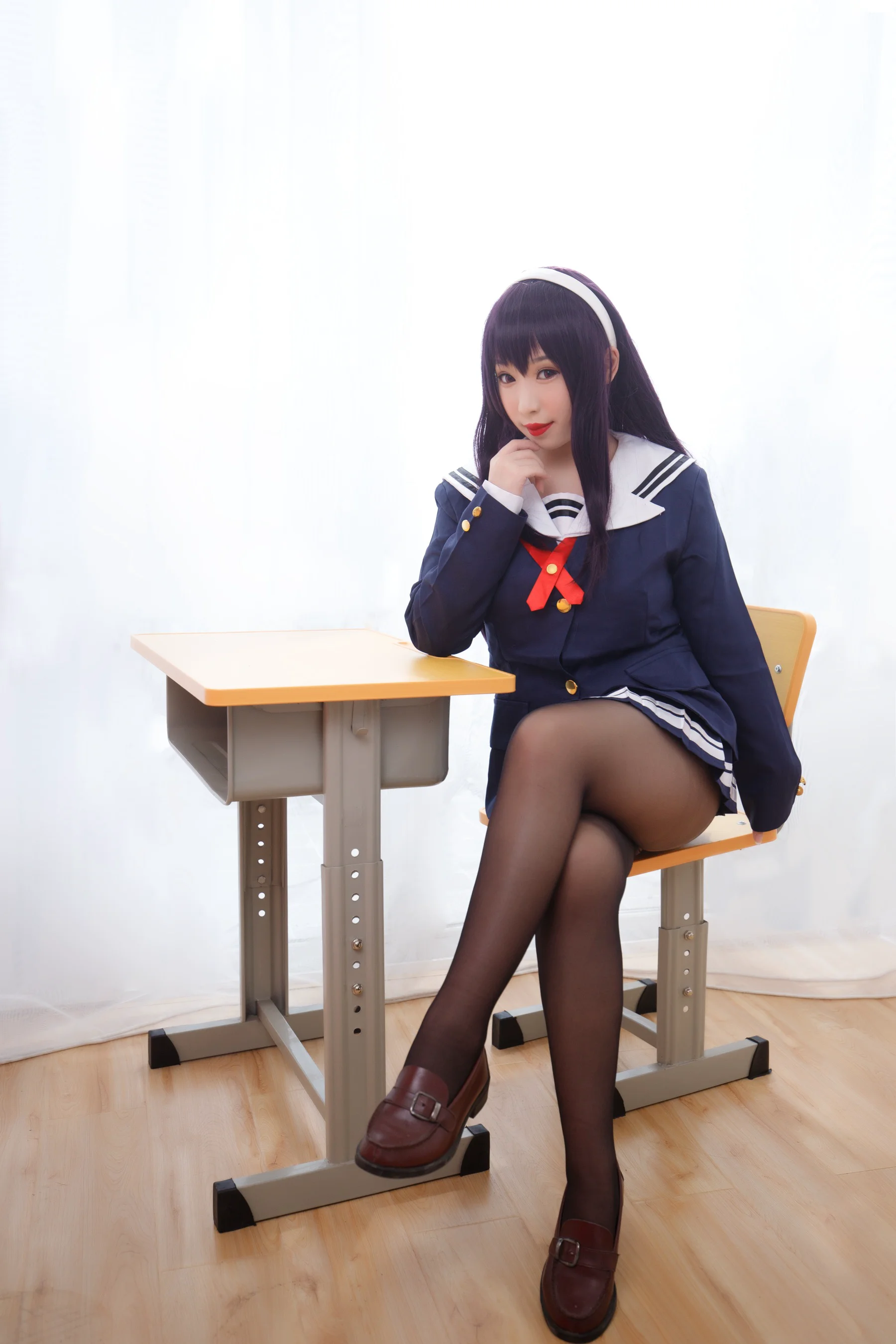 胡桃猫Kurumineko – 学姐 - 爱照片
