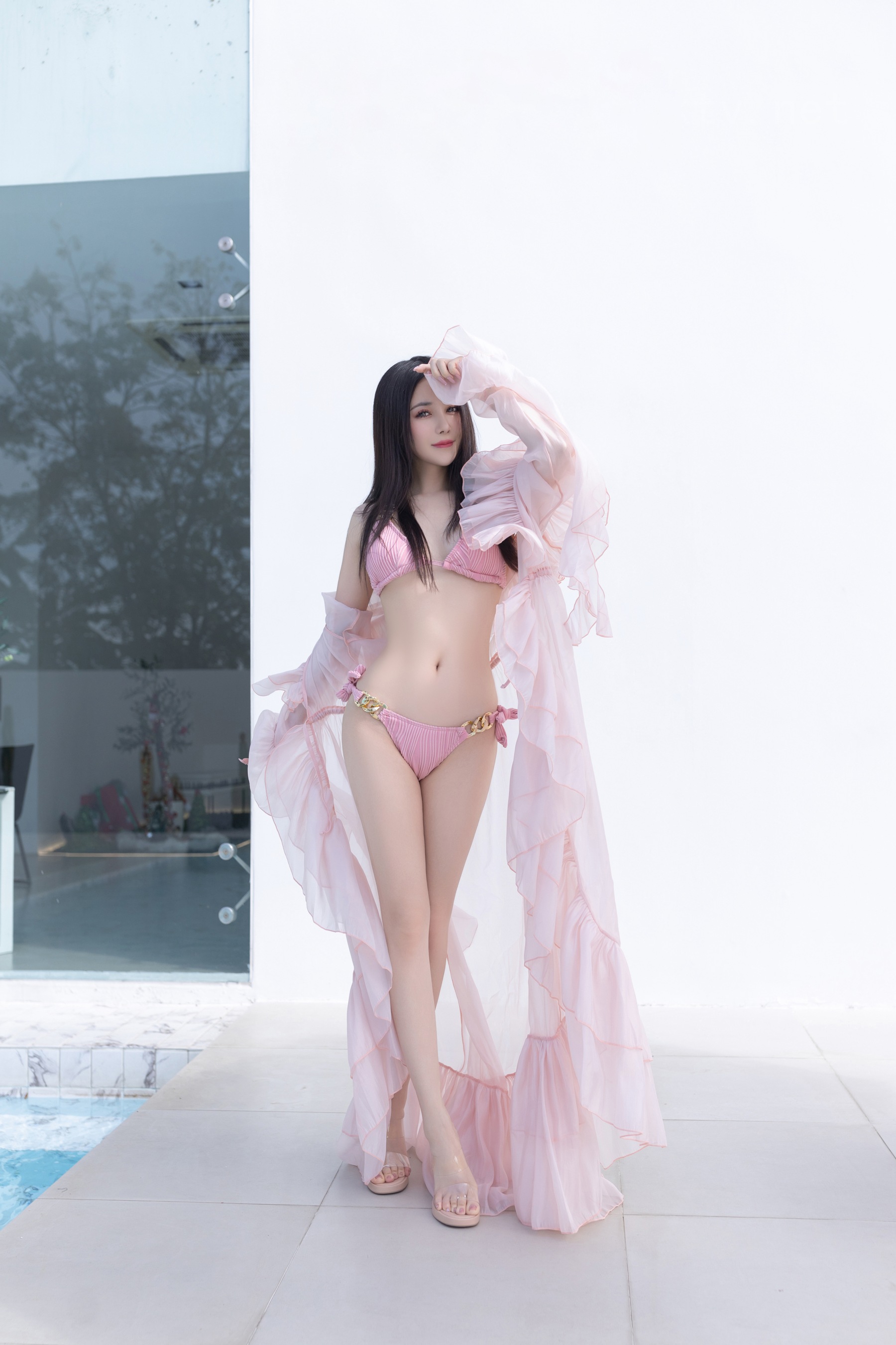 鱼子酱Fish – 内购无水印 粉色比基尼 - 爱照片