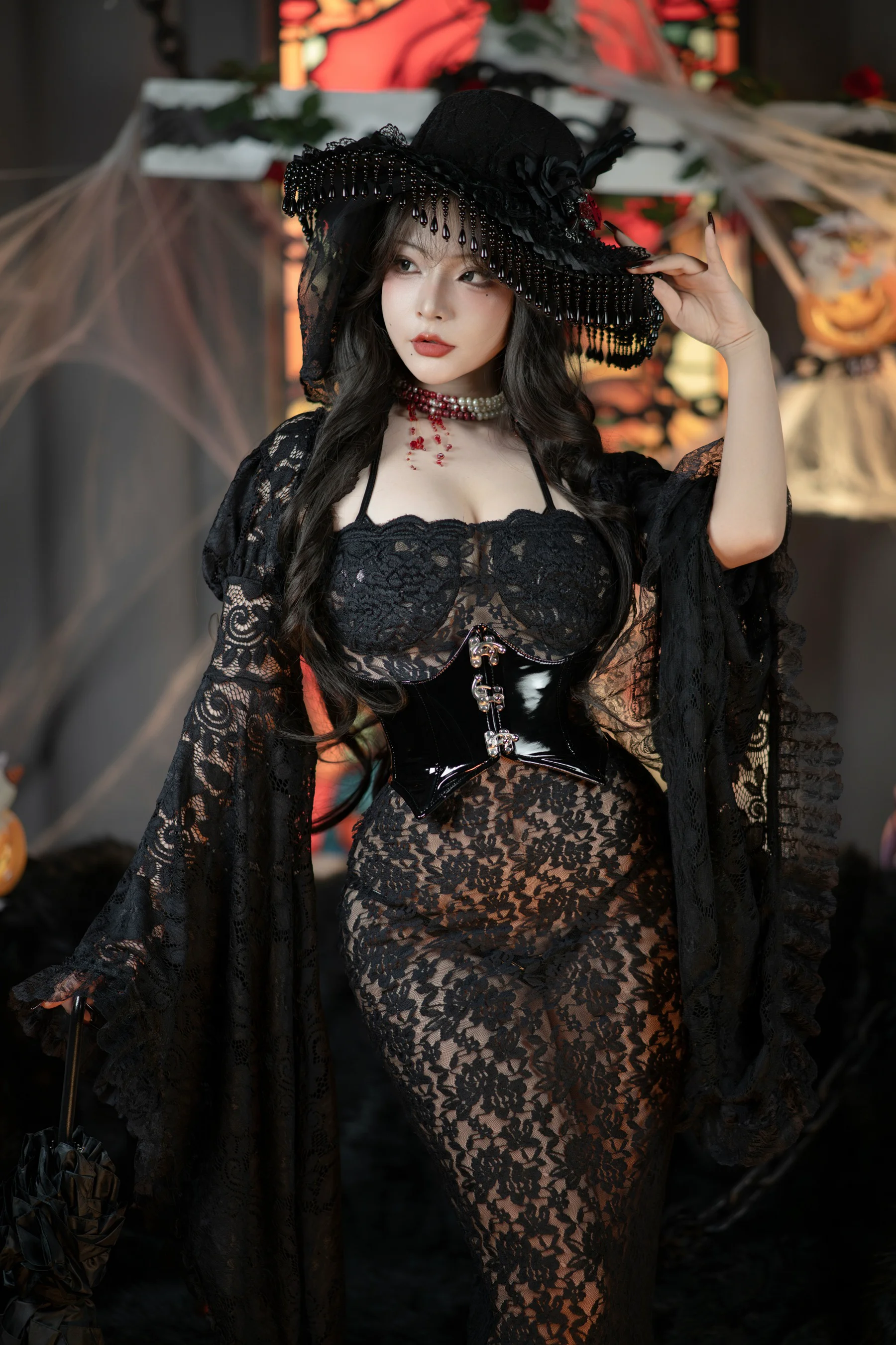yuuhui玉汇 – 万圣节特辑 魔女狂欢夜 - 爱照片