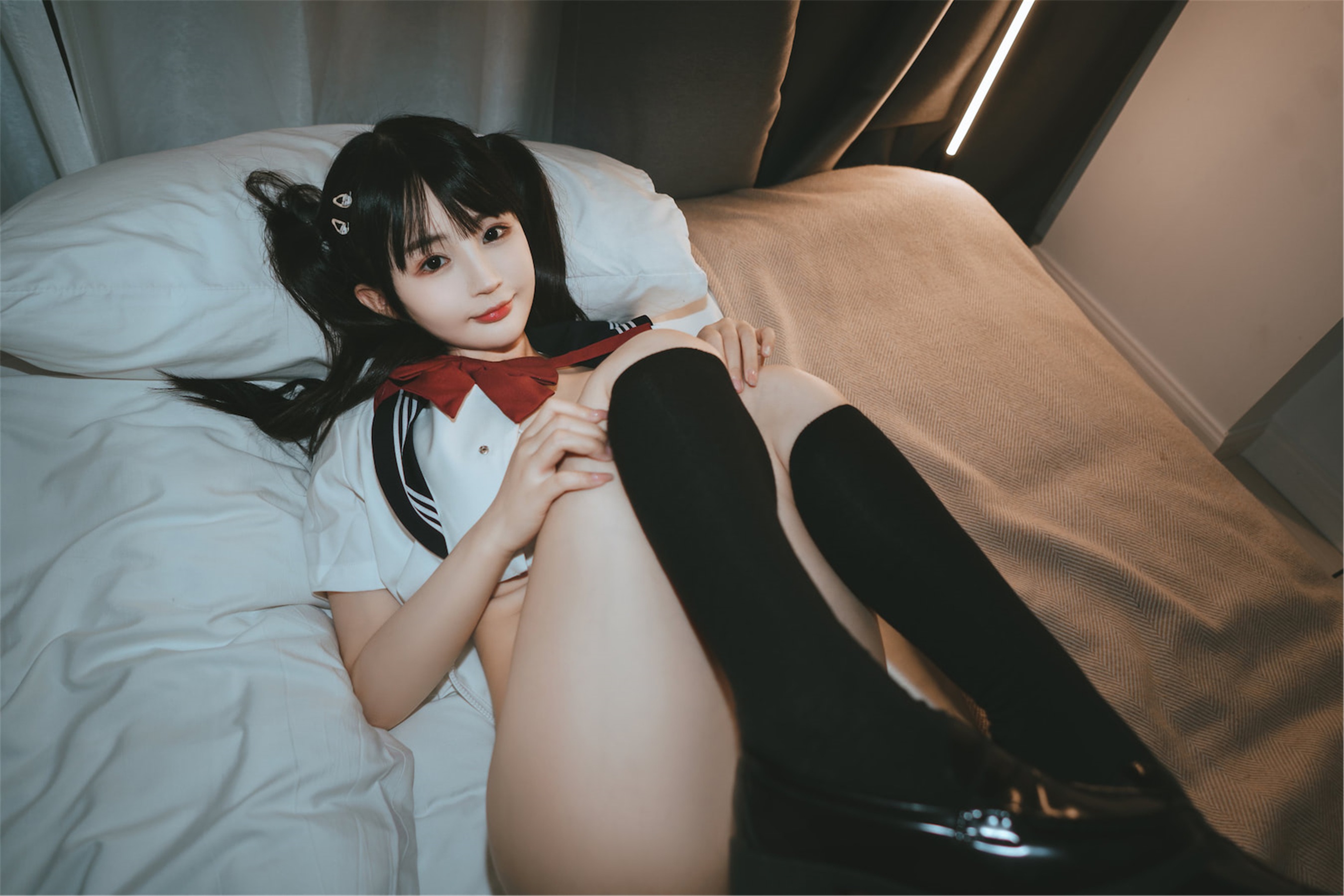 桜井宁宁 – 双马尾JK - 爱照片