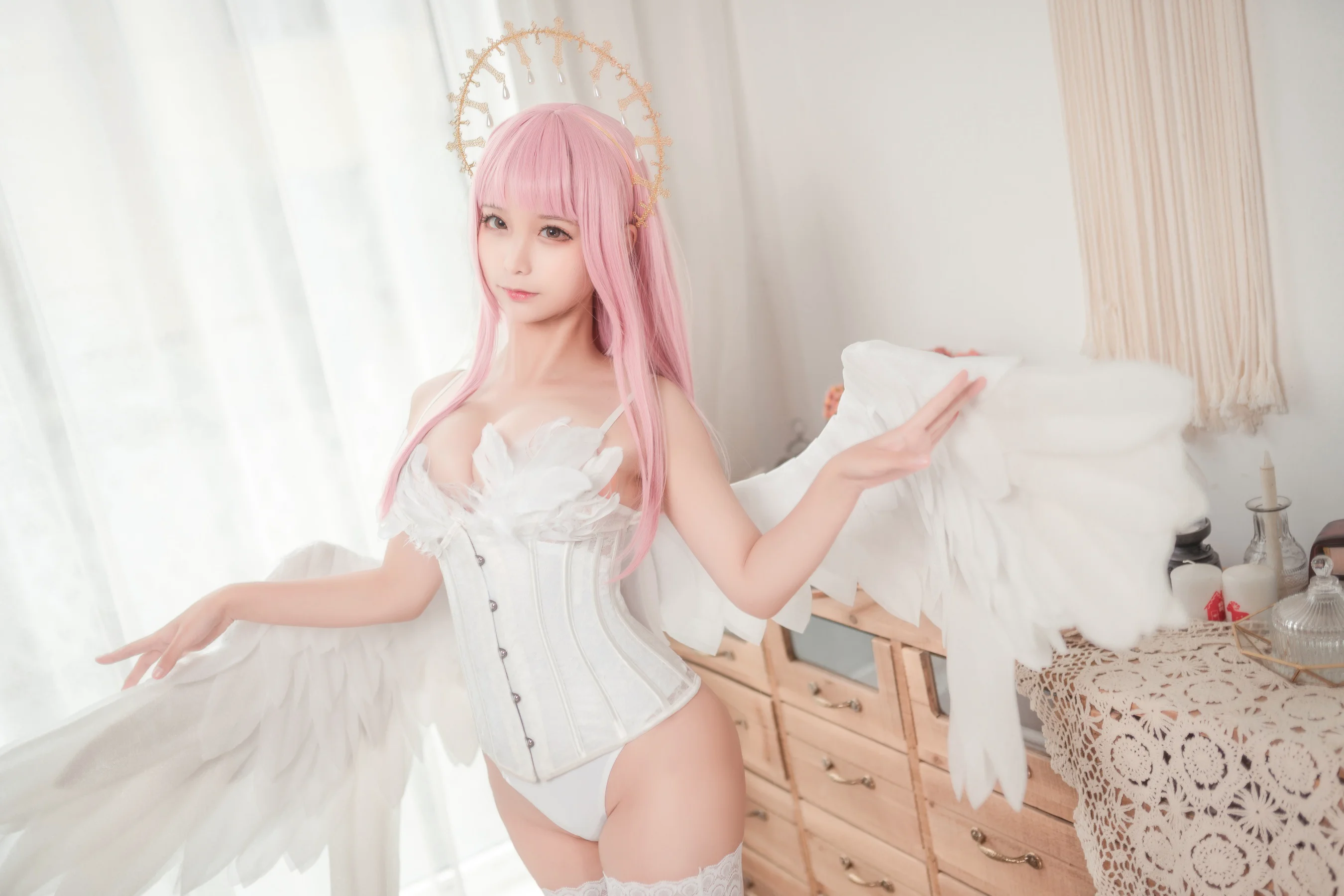 知名Coser@蠢沫沫 沫沫真爱版 光天使 - 爱照片