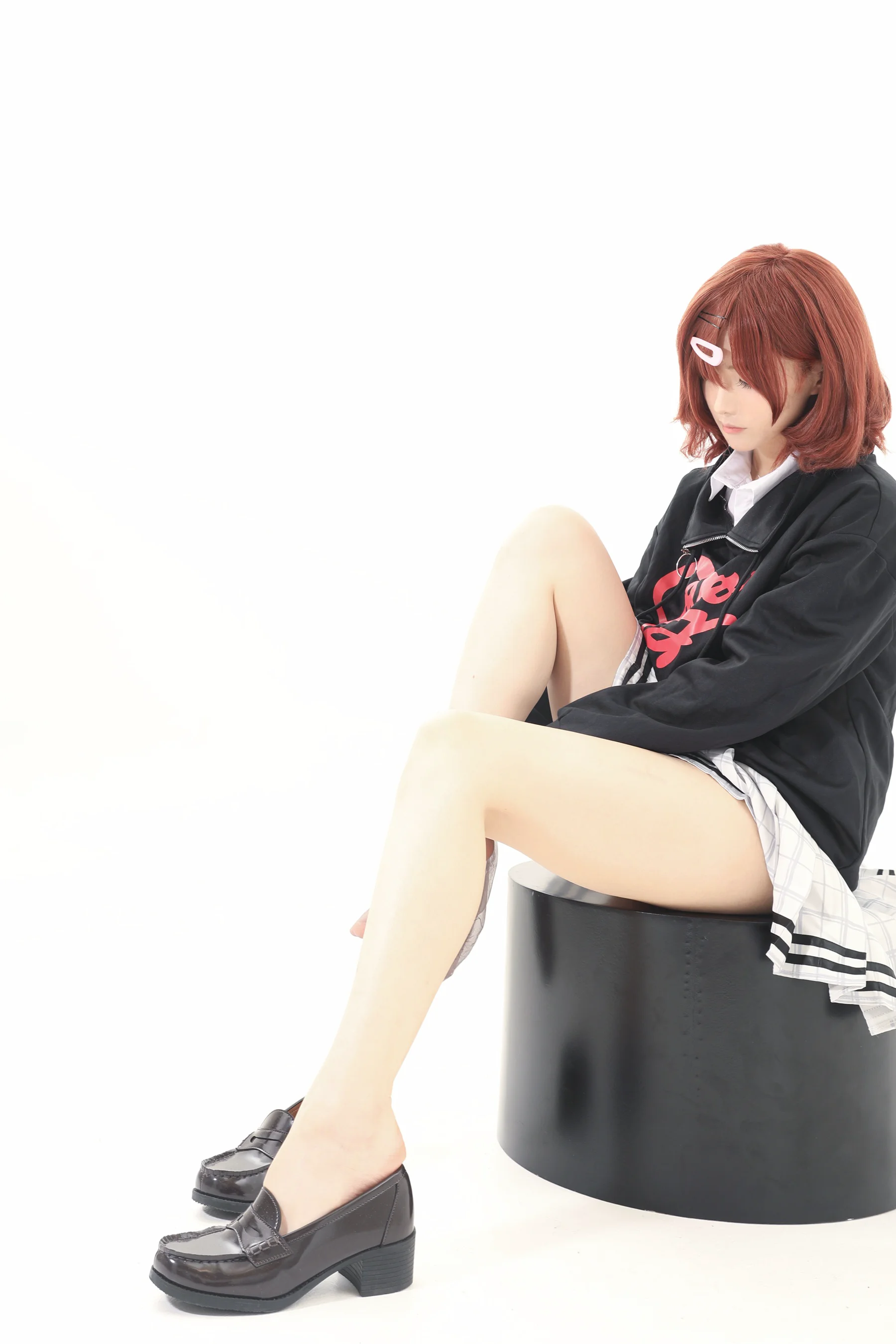 幼愛Youmeko – 樋口円香灰丝 - 爱照片