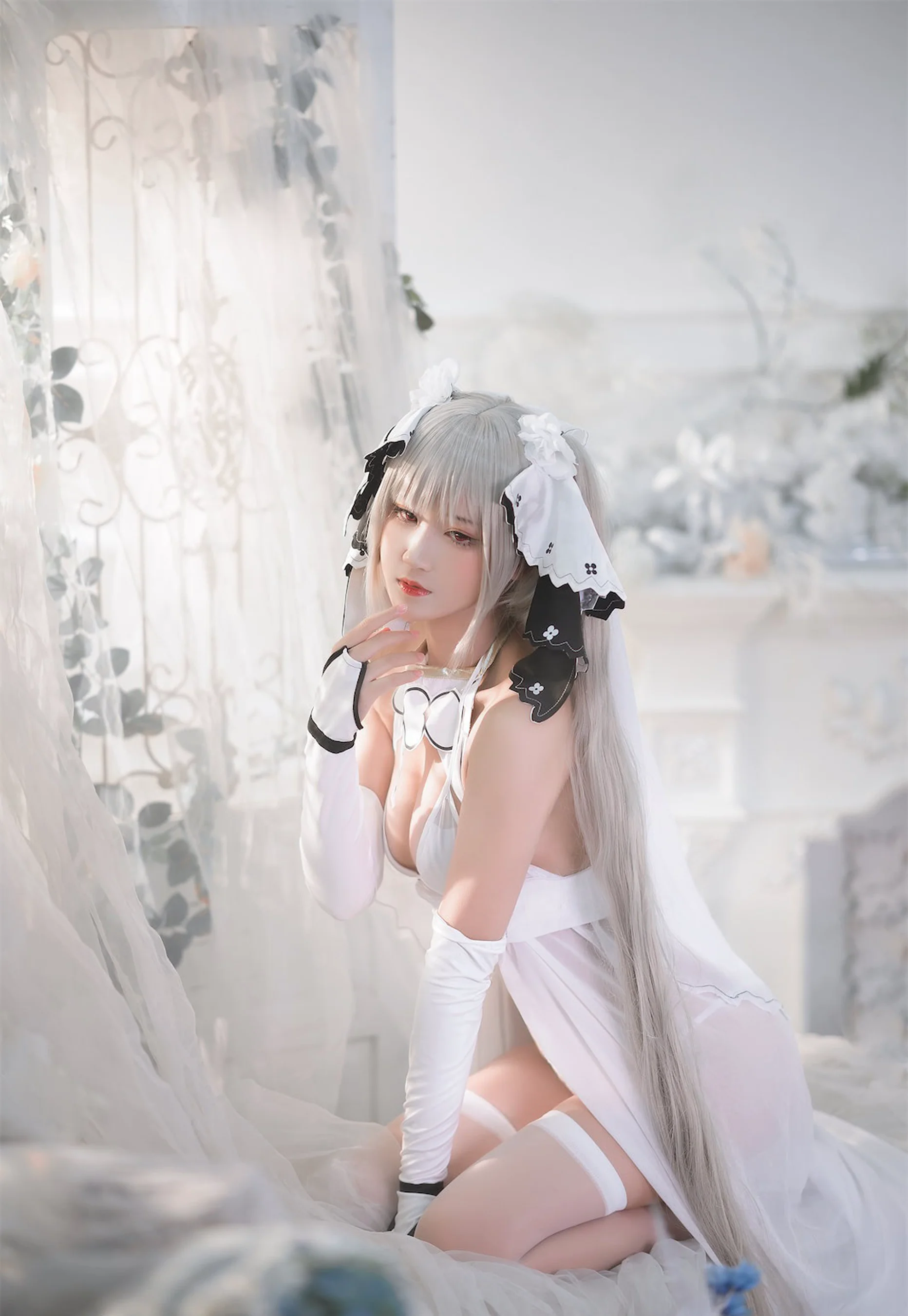 COS小妹妹@三度_69 可畏白纱 - 爱照片