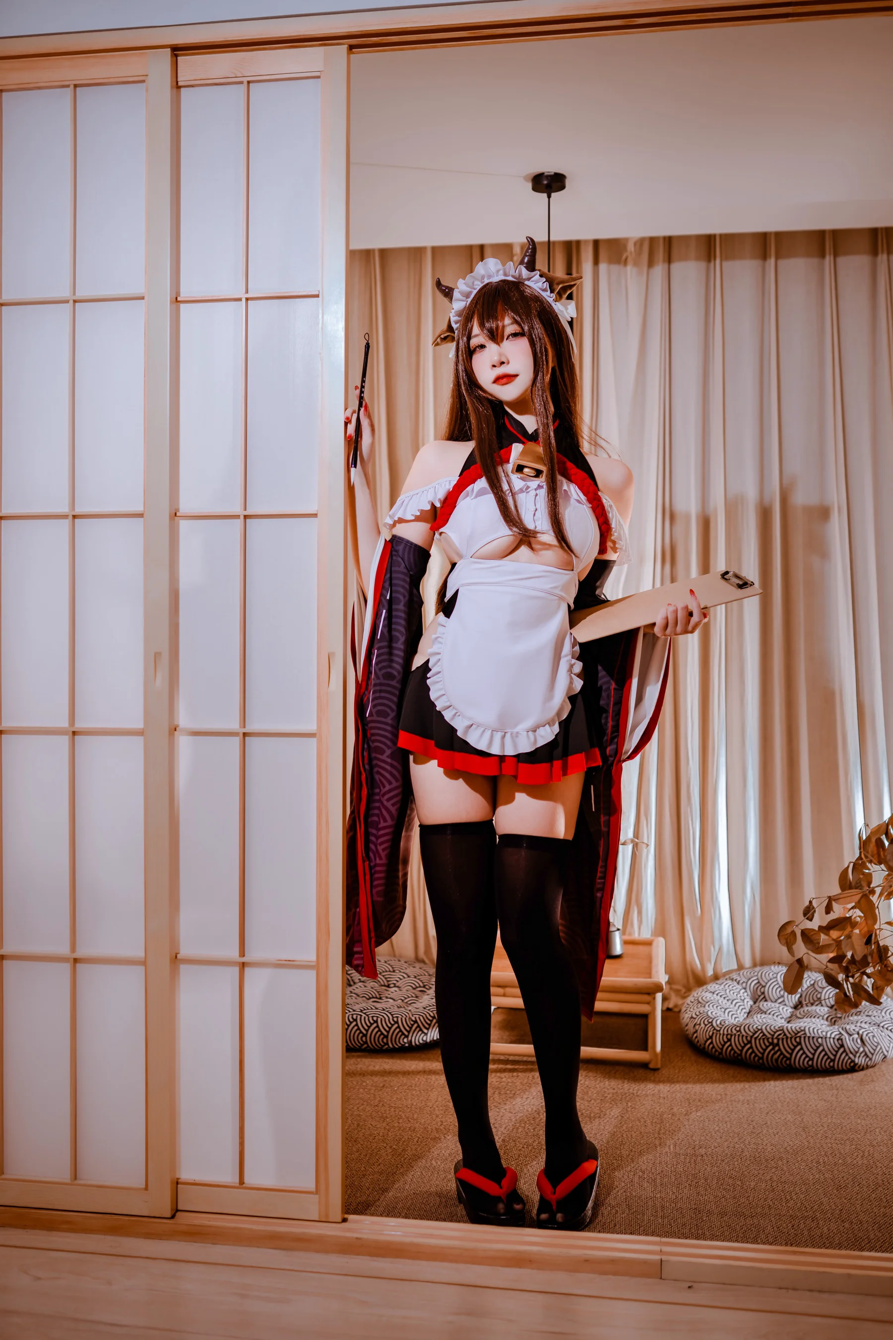 二佐Nisa – 碧蓝樫野女仆 - 爱照片