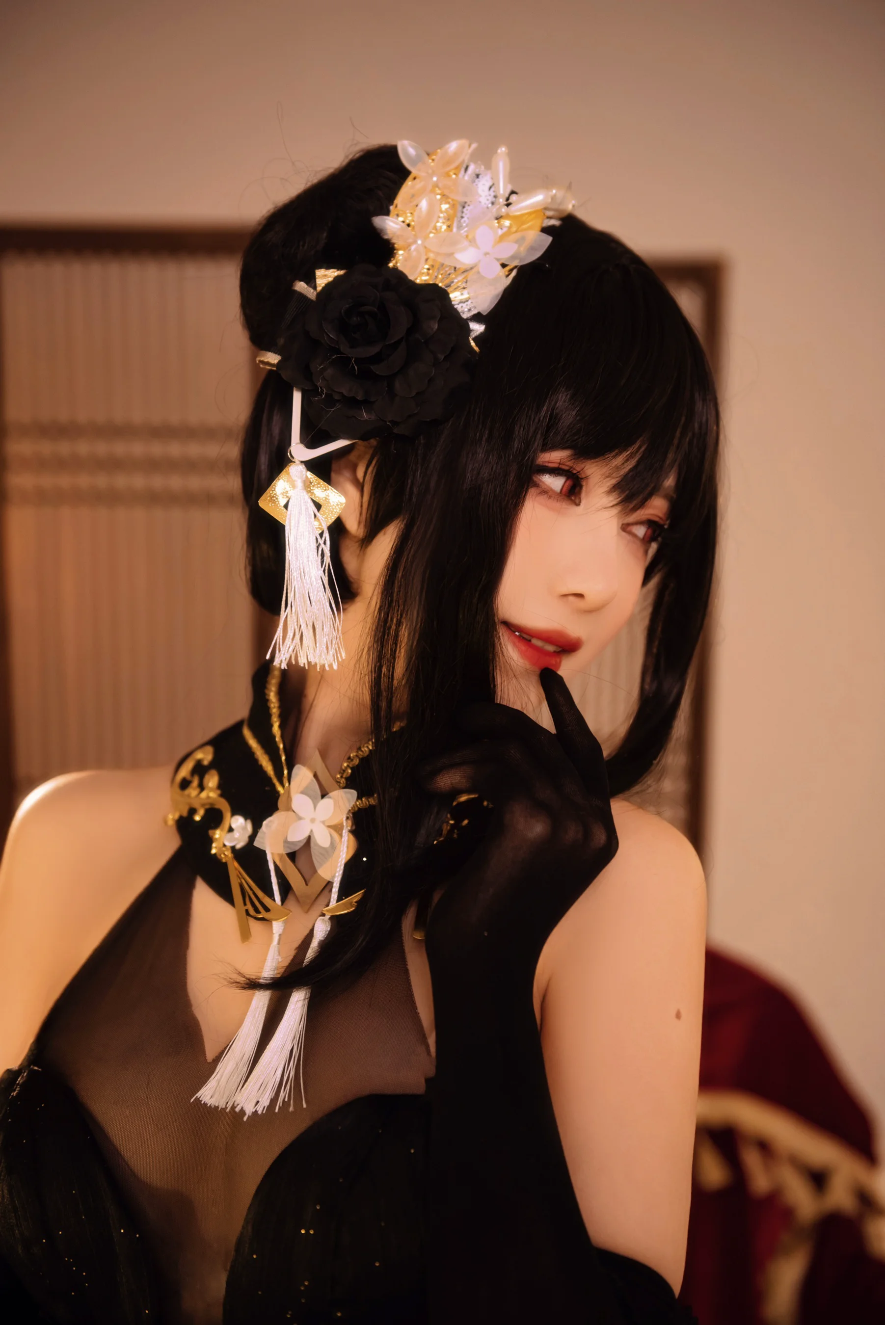 Shika小鹿鹿 –  碧蓝航线镇海 奇奢花苑 - 爱照片