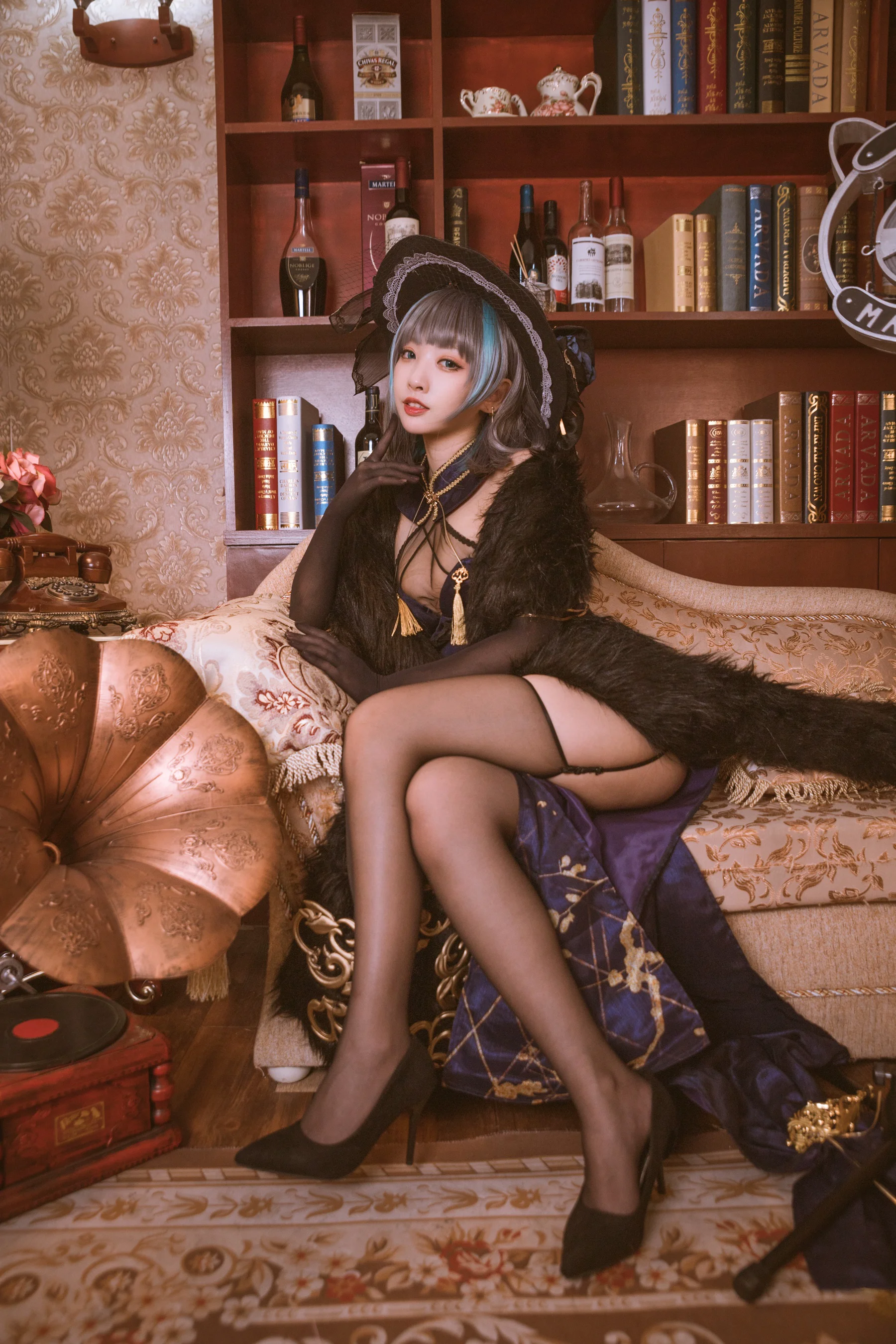 宮本桜 – 柴郡旗袍 音乐绚烂CaitSith - 爱照片