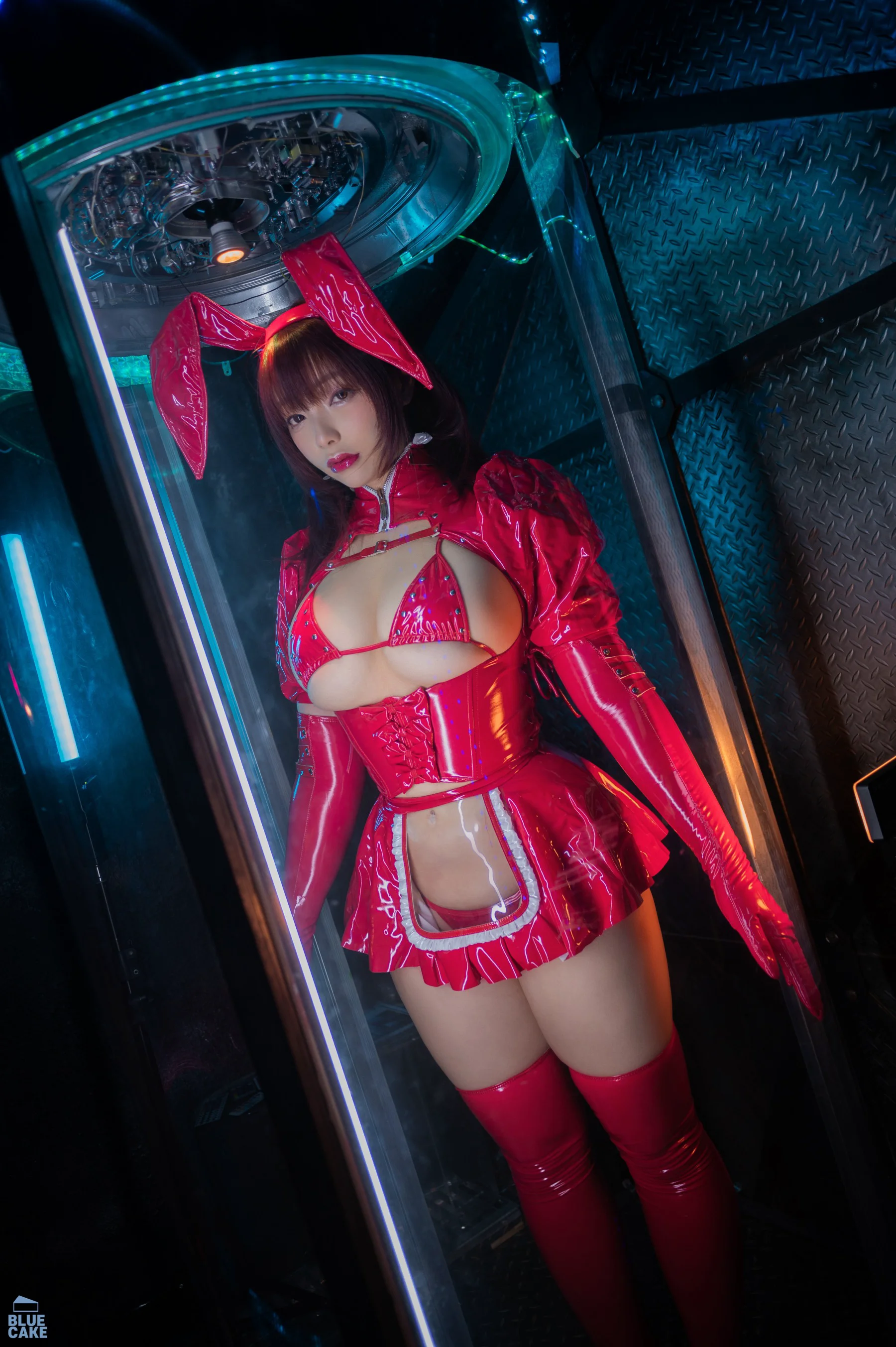 [BLUECAKE] Tunamayo – RED&PINK 01 - 爱照片