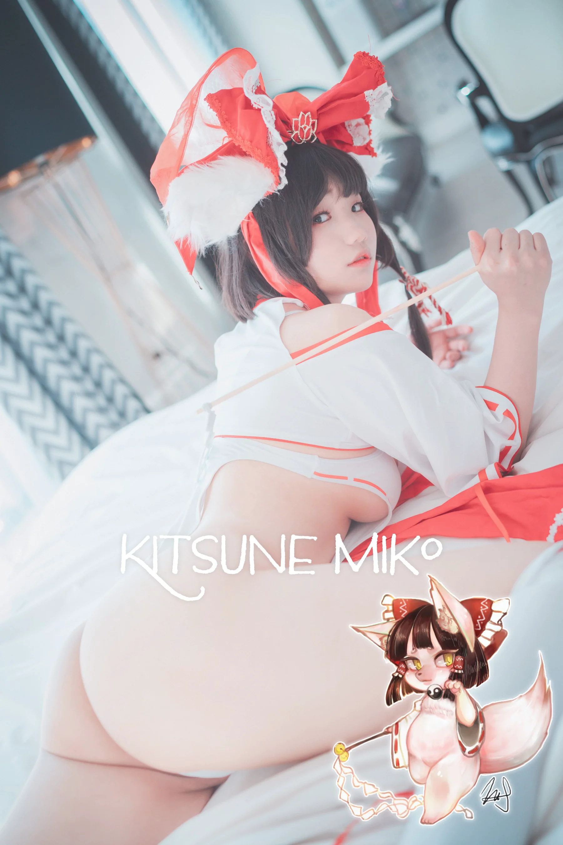 [DJAWA] Mimmi – Kitsune Miko Ver B - 爱照片
