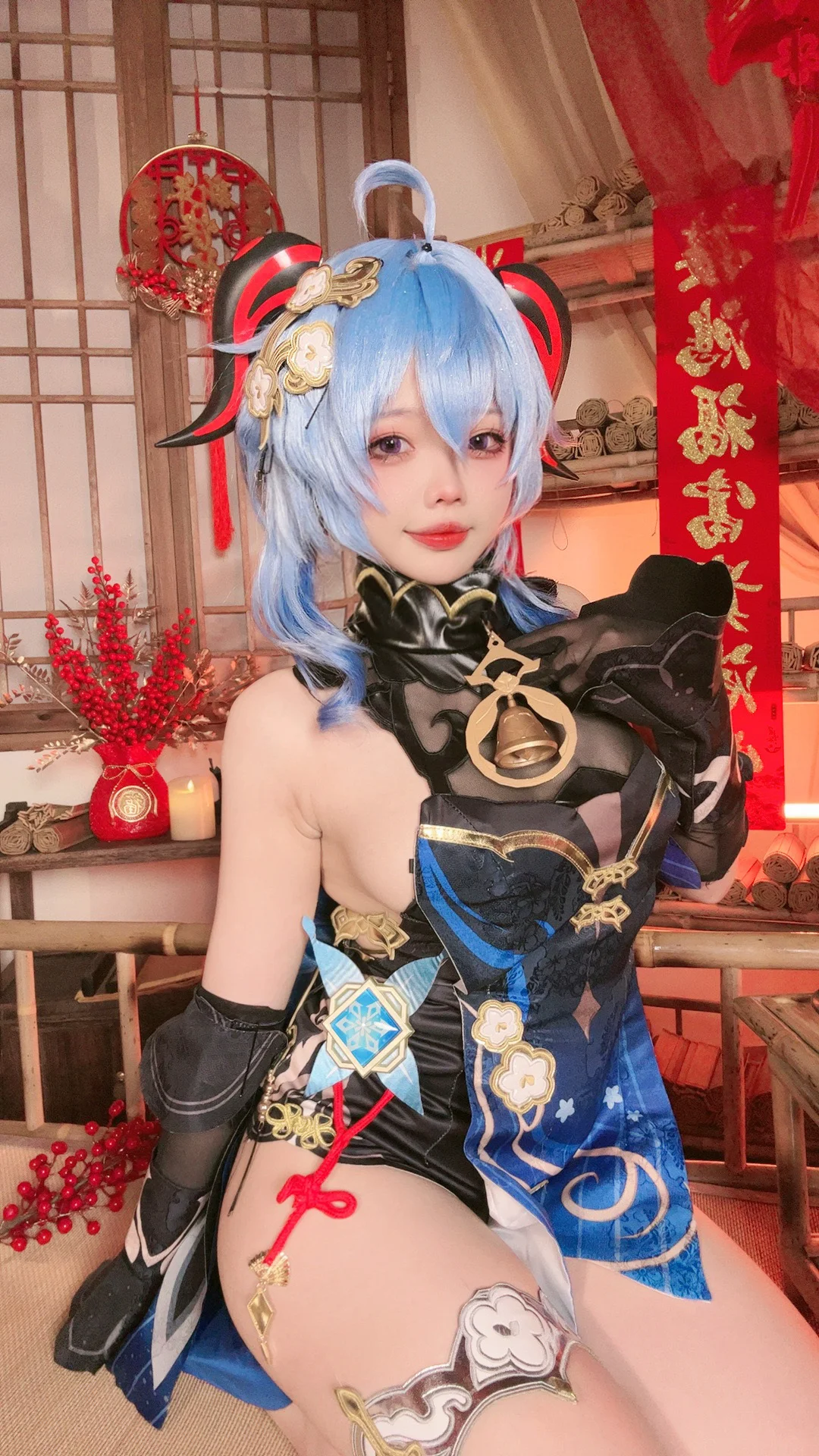 小瑶幺幺 – 甘雨海灯节礼服 - 爱照片