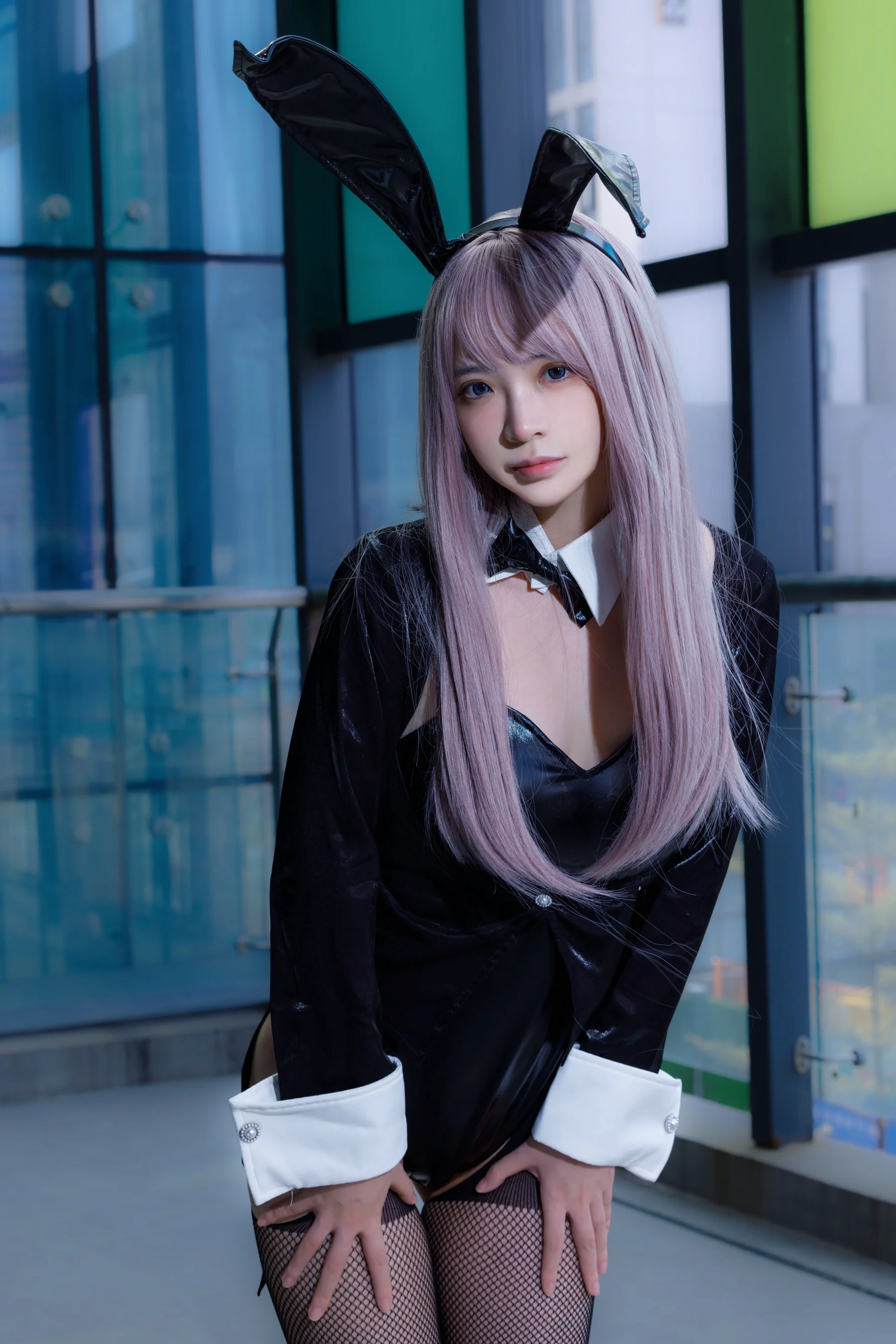疯猫ss – 紫发礼服兔 - 爱照片