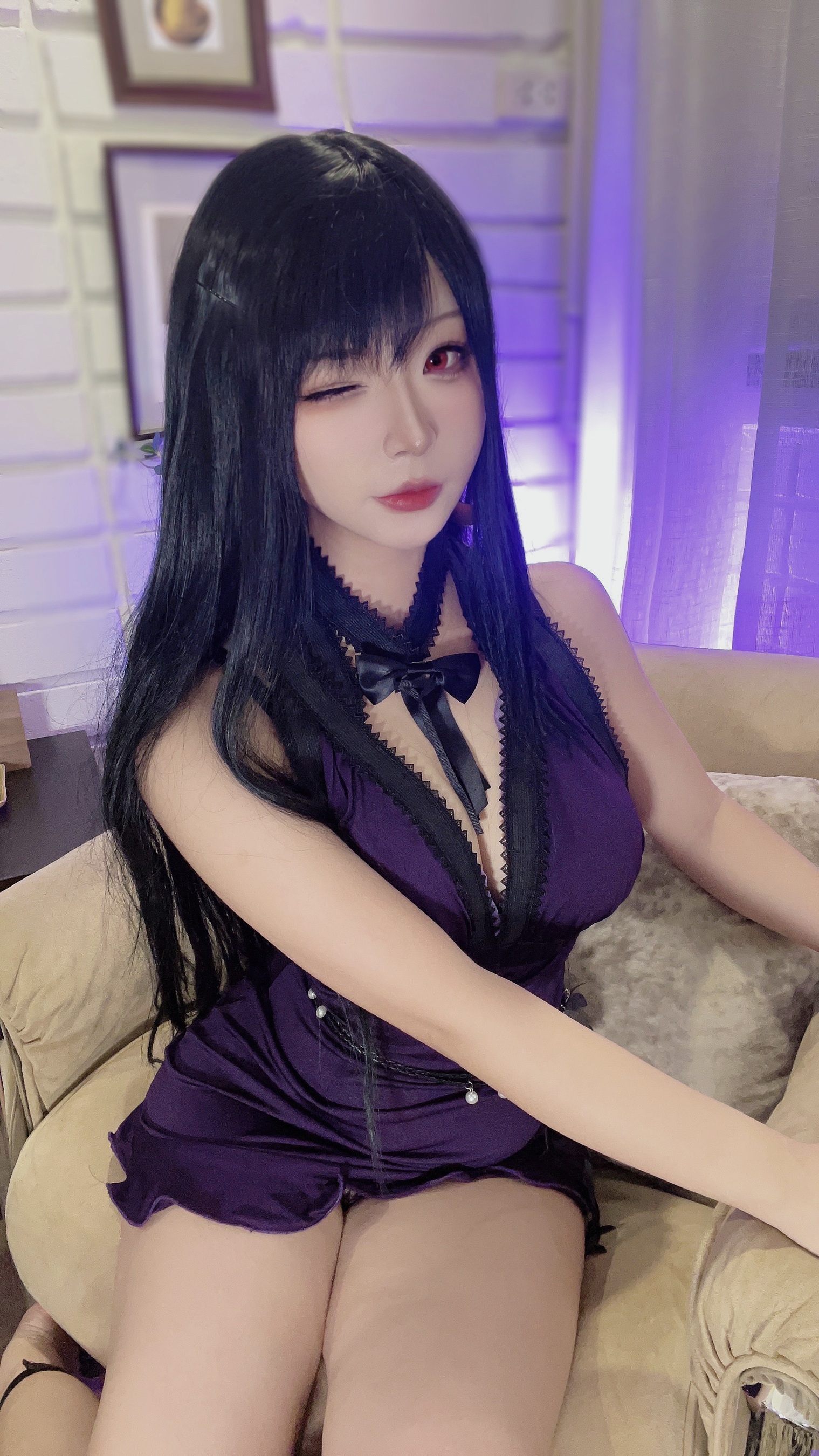 yuuhui玉汇 – 蒂法连衣裙 - 爱照片